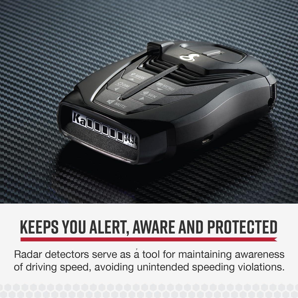 COBRA RAD 480i Laser Radar Detector - Long Range, Bluetooth