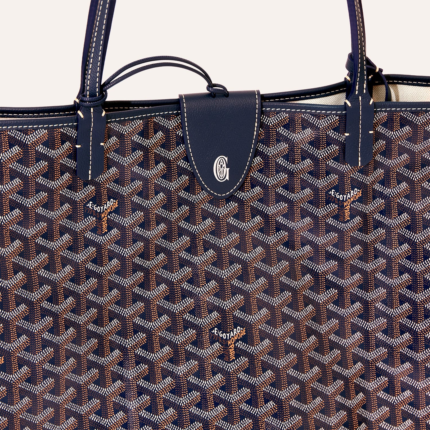 Saint Louis GM bag Stripes and Initials