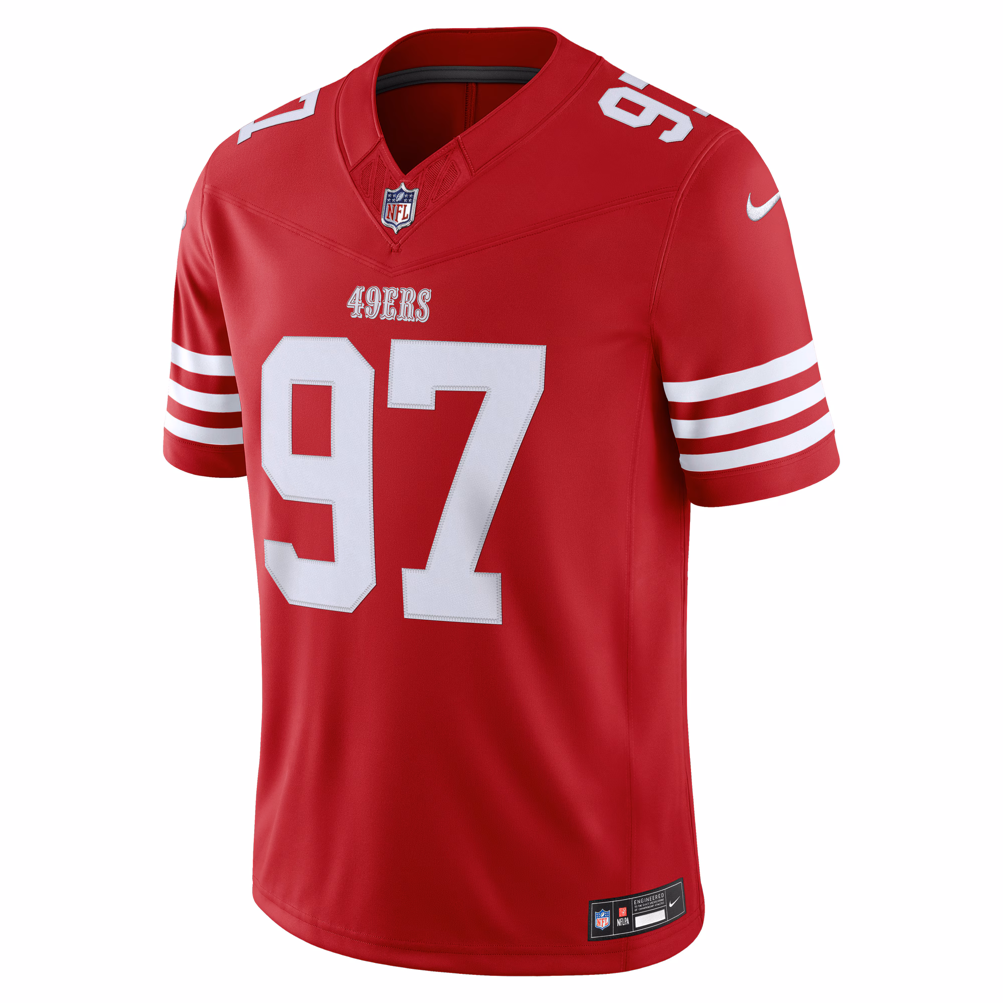 Nick Bosa San Francisco 49ers Nike Vapor F.U.S.E. Stitched Limited Jersey - Scarlet