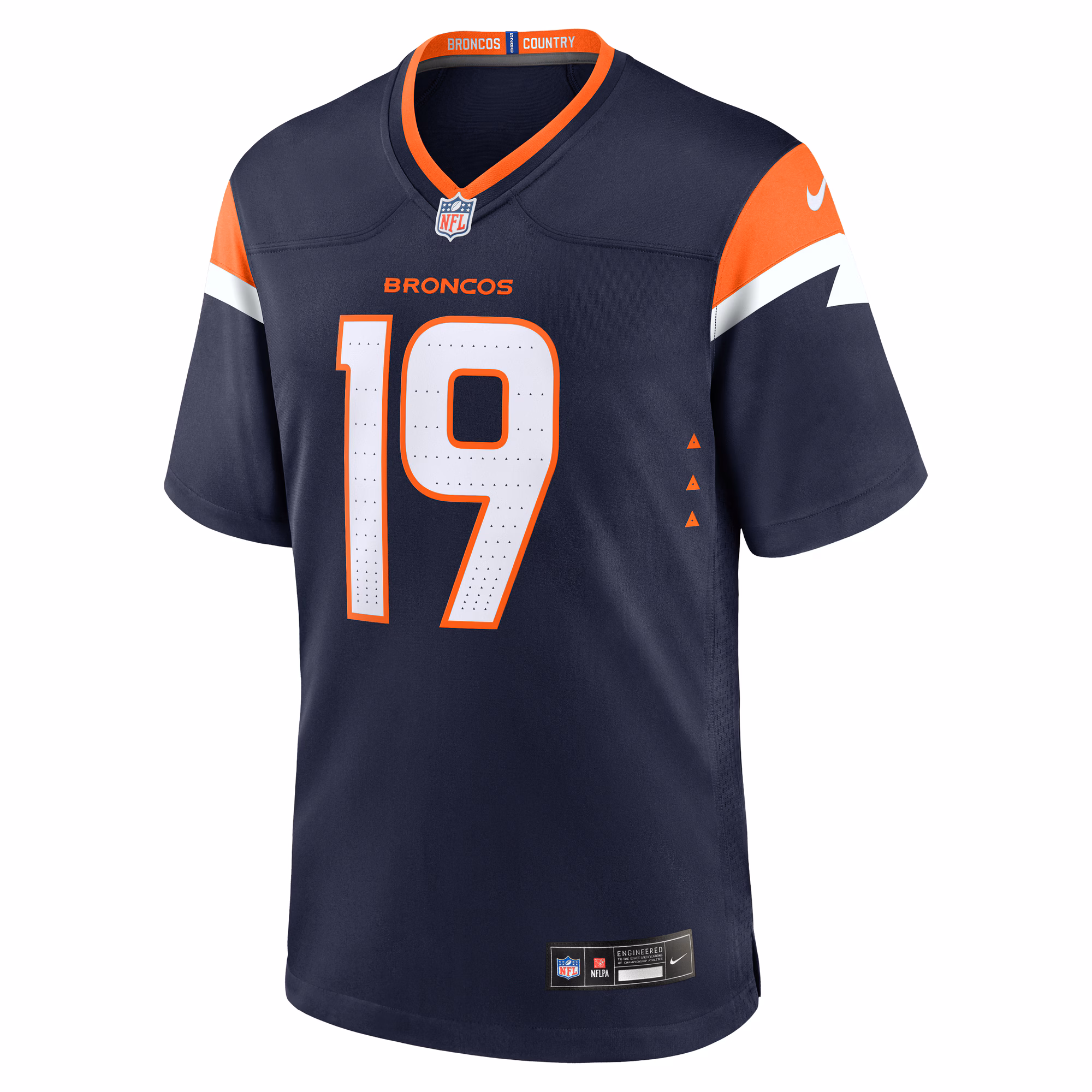 Marvin Mims Jr Denver Broncos Nike Alternate Game Jersey -  Navy