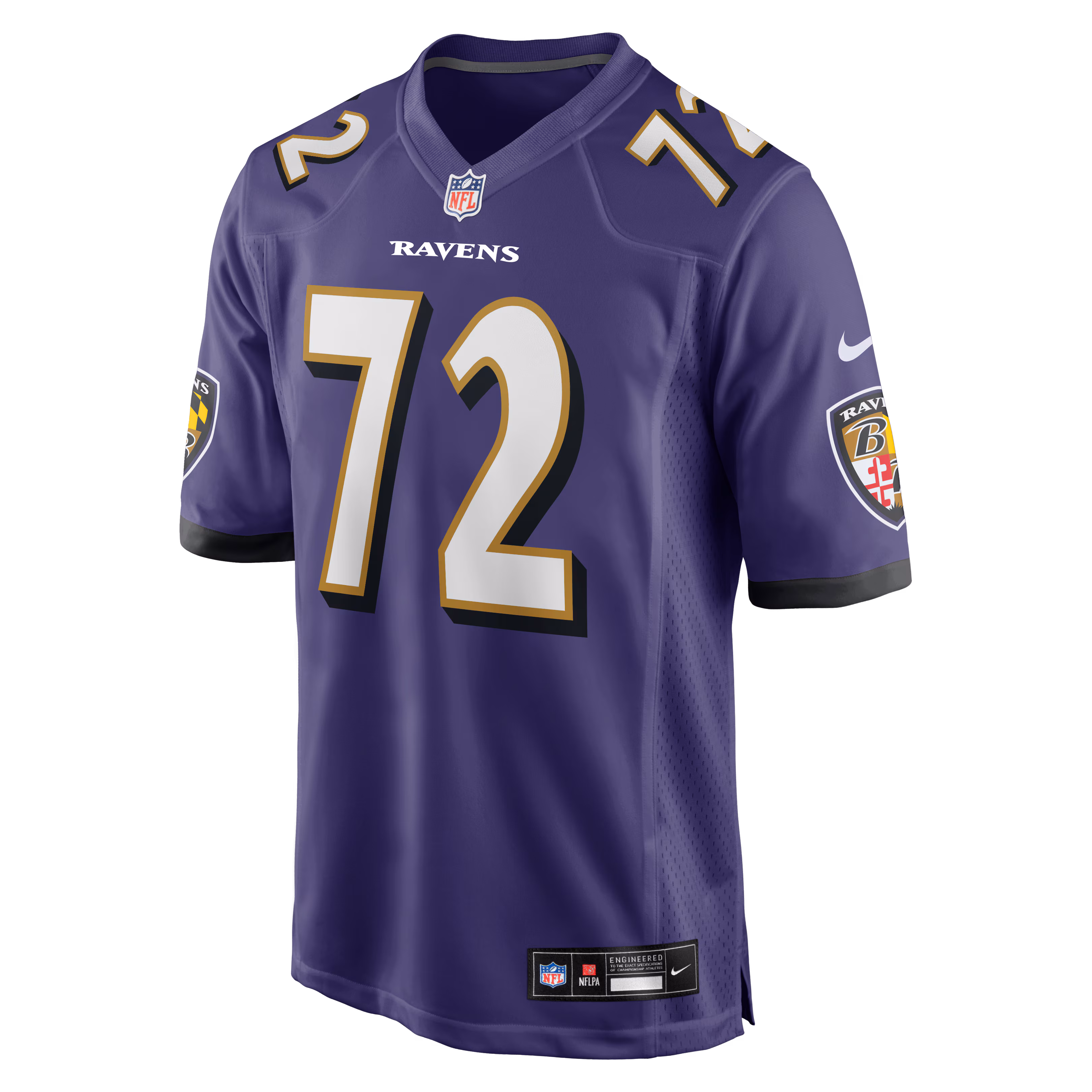 Andrew Vorhees Baltimore Ravens Nike Team Game Jersey -  Purple