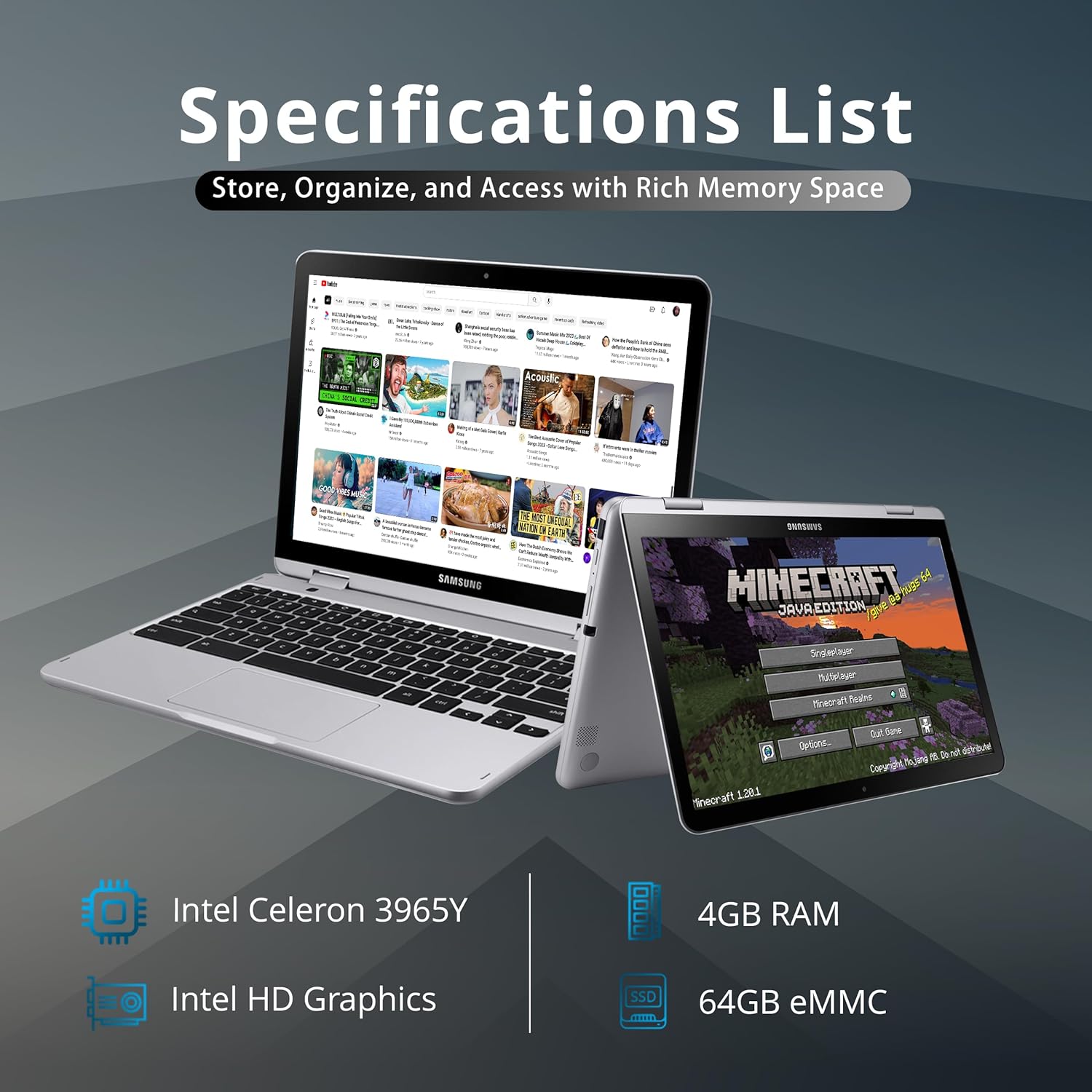 Samsung Chromebook Plus V2 2-in-1 12.2