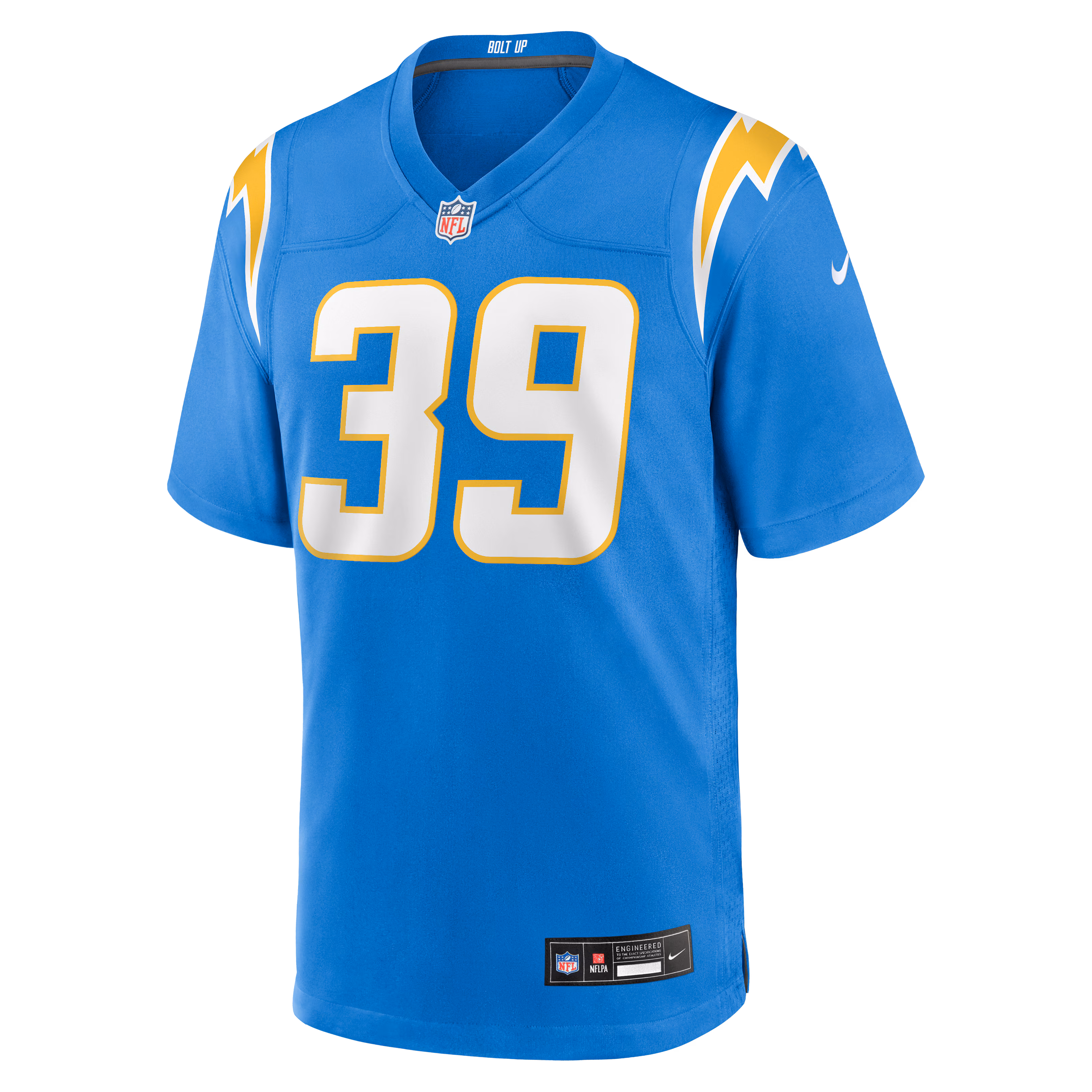 Eric Rogers Los Angeles Chargers Nike Team Game Jersey -  Powder Blue