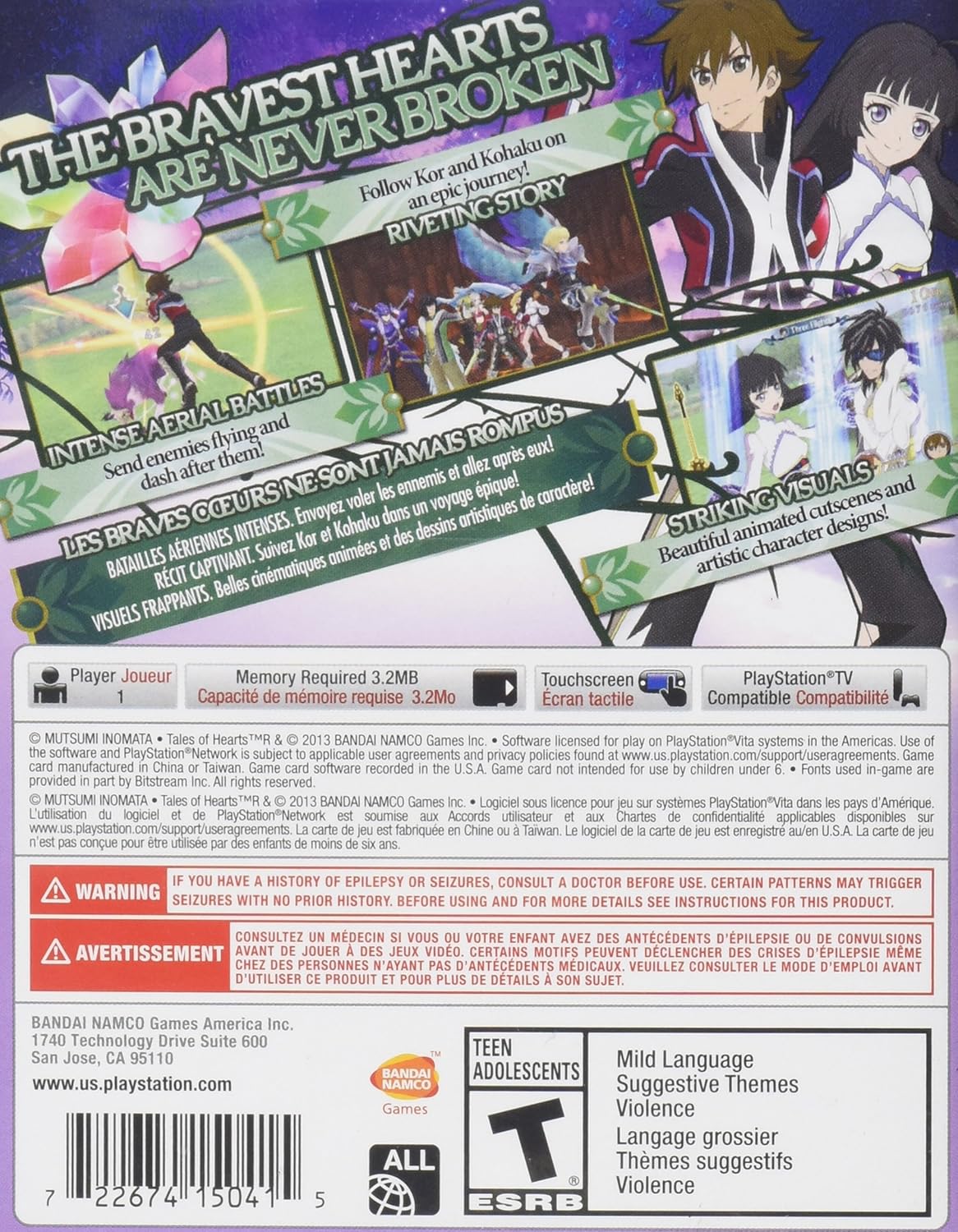 Tales of Hearts R (PSVita)