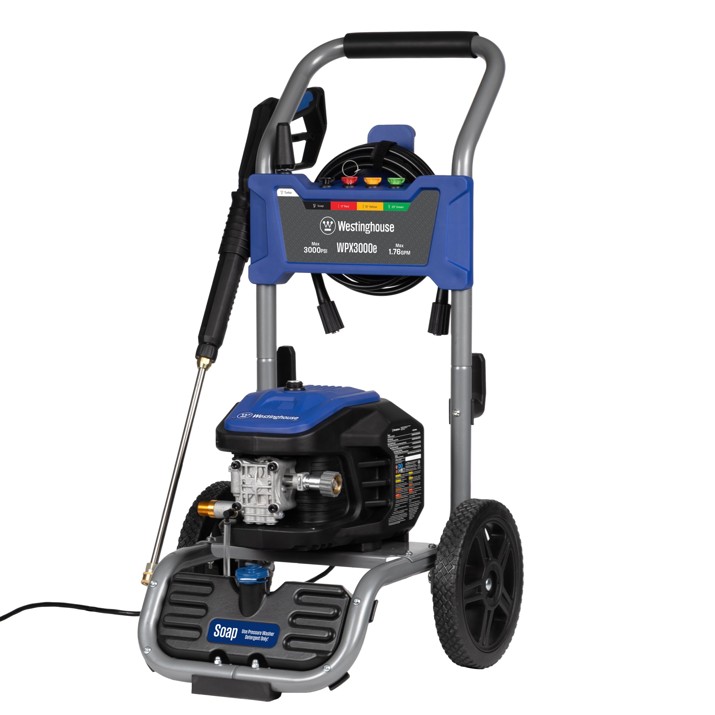 WESTINGHOUSE WPX3000e Electric Pressure Washer - 3000 PSI, 1.76 GPM