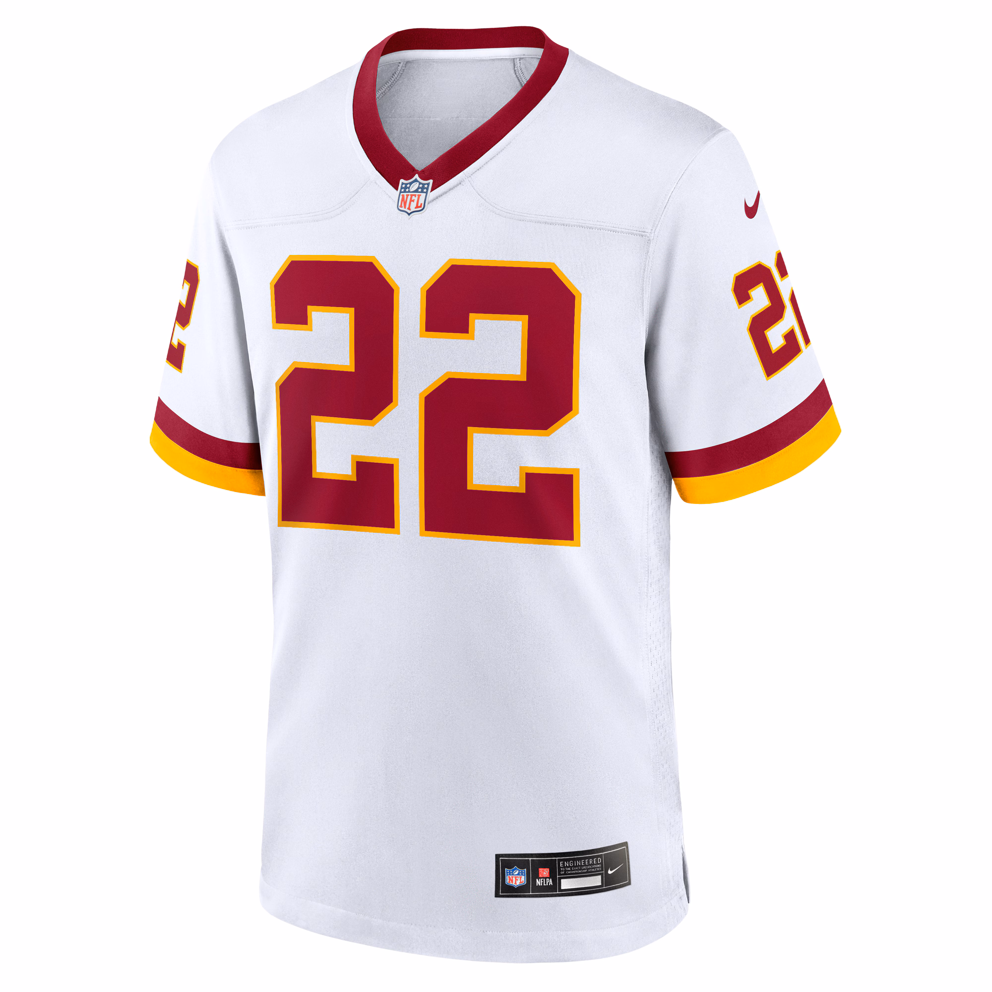 Jacory Croskey-Merritt Washington Commanders Nike Game Super Bowl Era Jersey - White