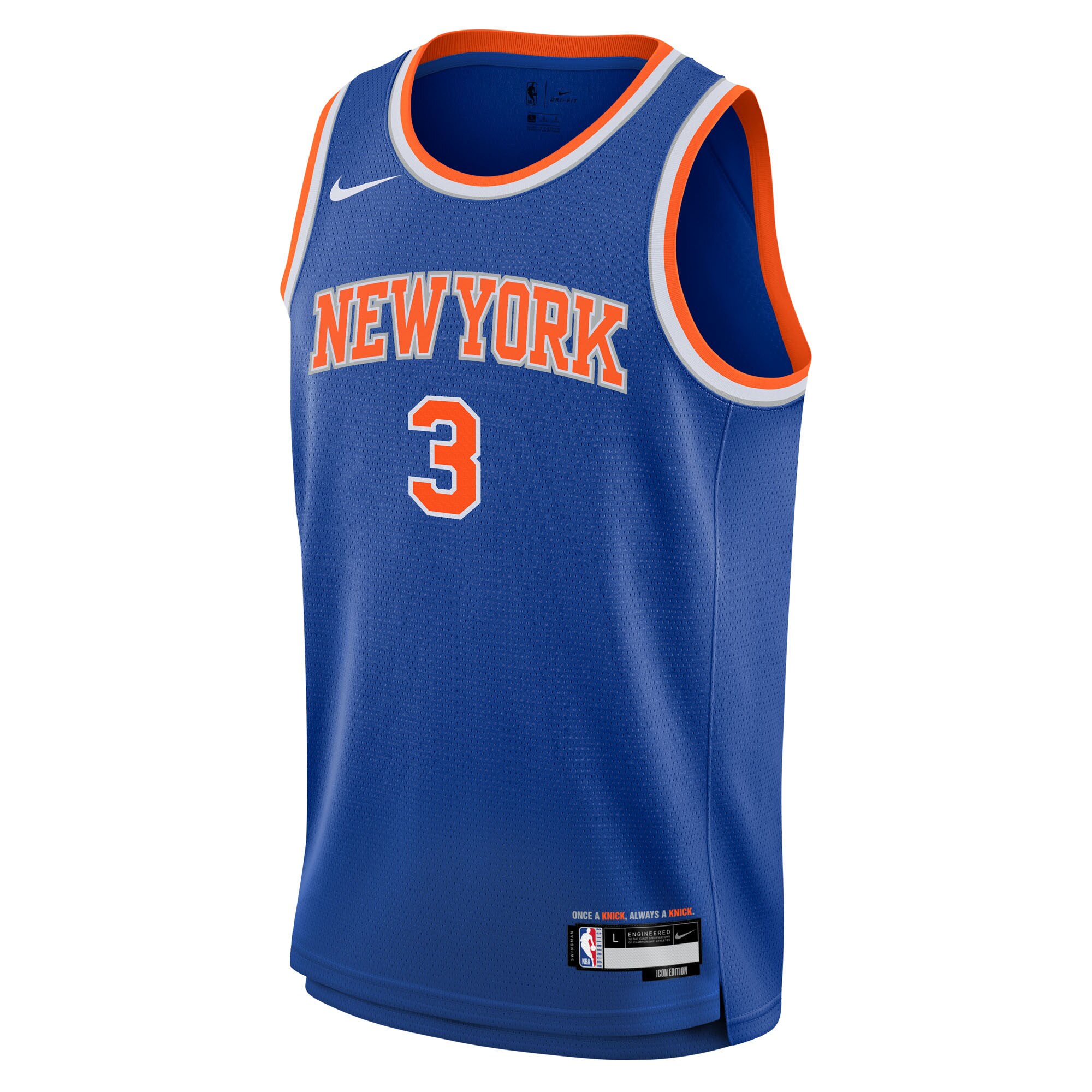 Josh Hart New York Knicks Nike Youth Swingman Jersey - Icon Edition - Blue
