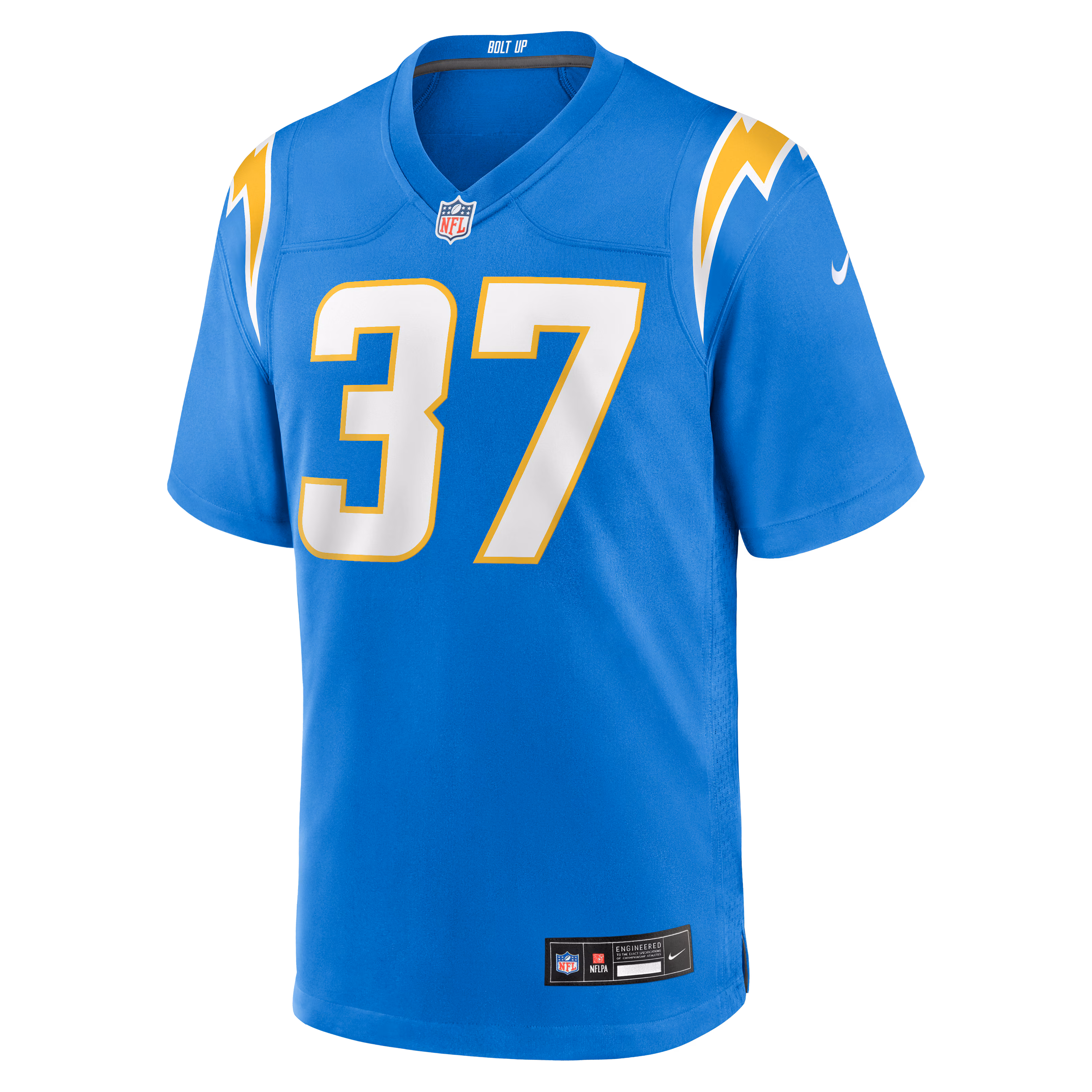Jordan Oladokun Los Angeles Chargers Nike Team Game Jersey -  Powder Blue