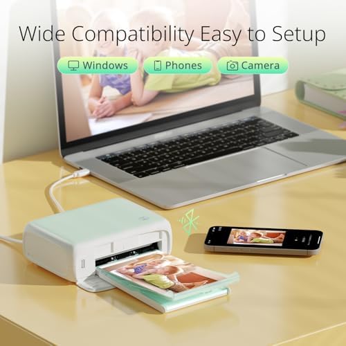 YOTON Photo Printer with 108 Sheets (6
