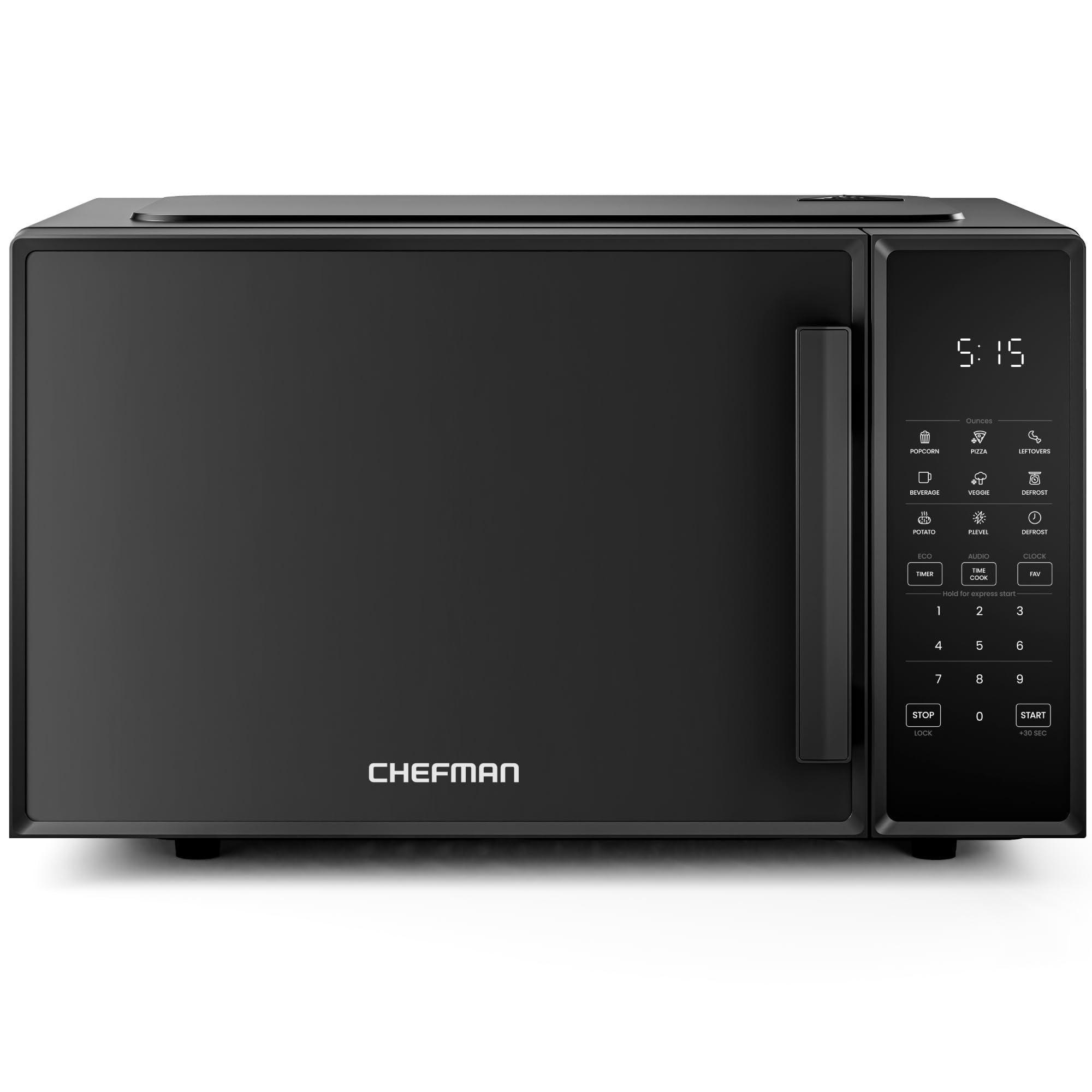 CHEFMAN Countertop Microwave Oven 0.9 Cu. Ft., 900W