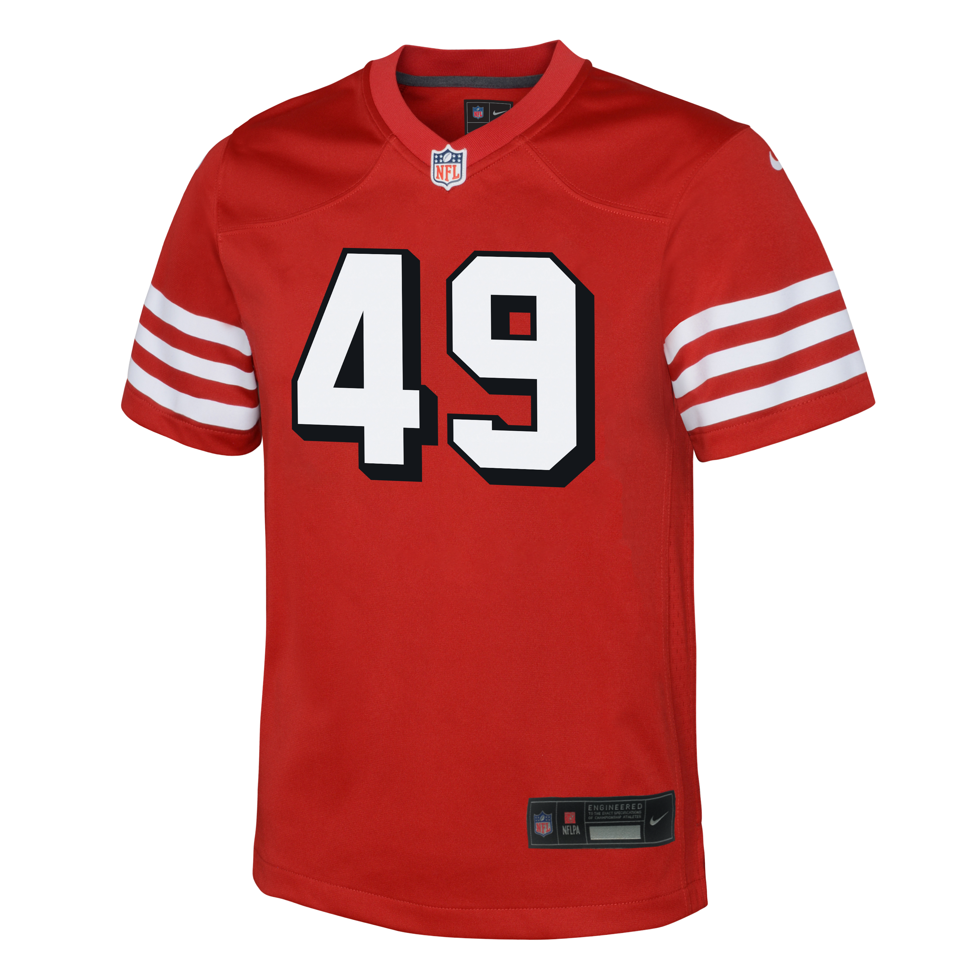 The Faithful San Francisco 49ers Nike Youth Alternate 2 Game Jersey - Scarlet