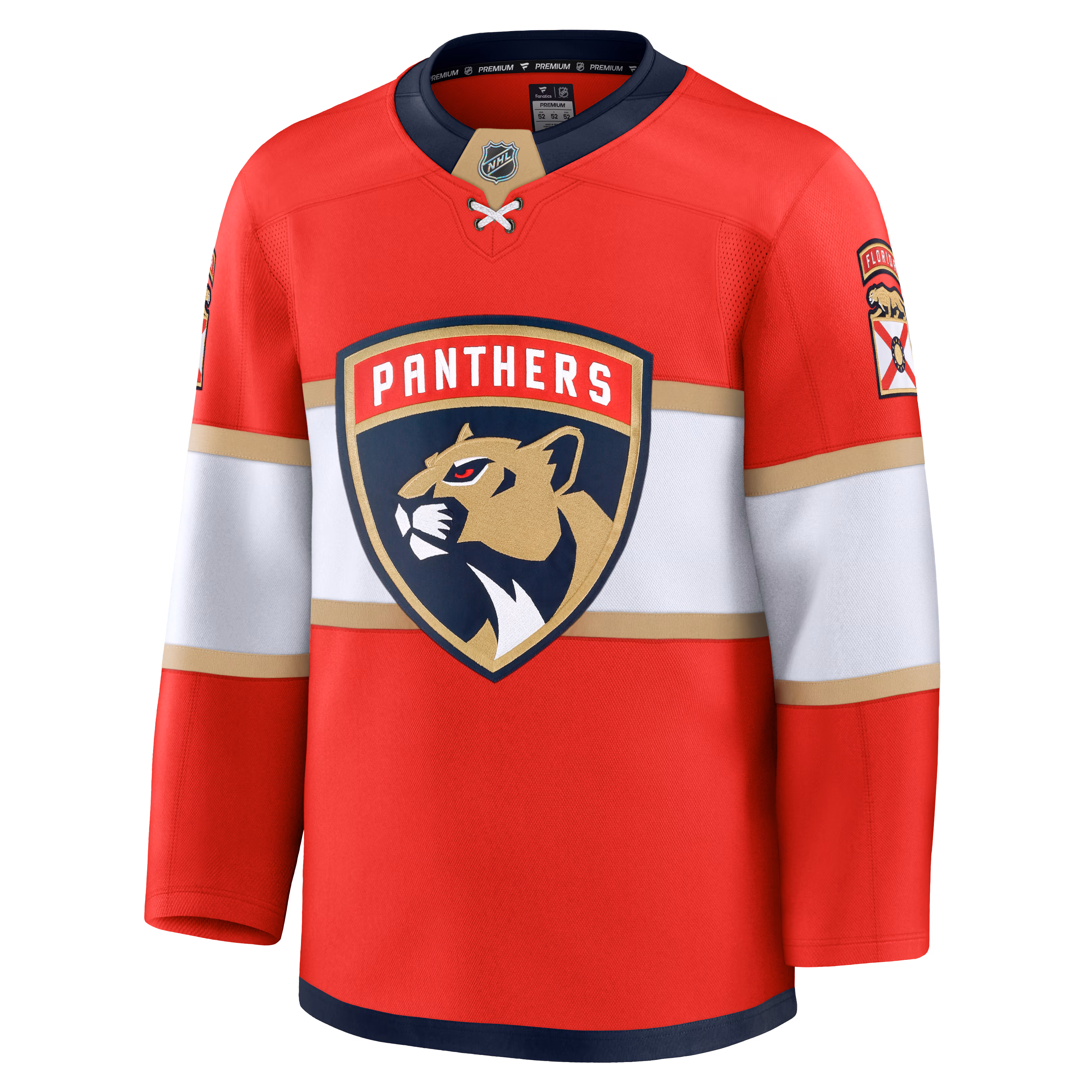 Florida Panthers Fanatics Home Premium Jersey - Red
