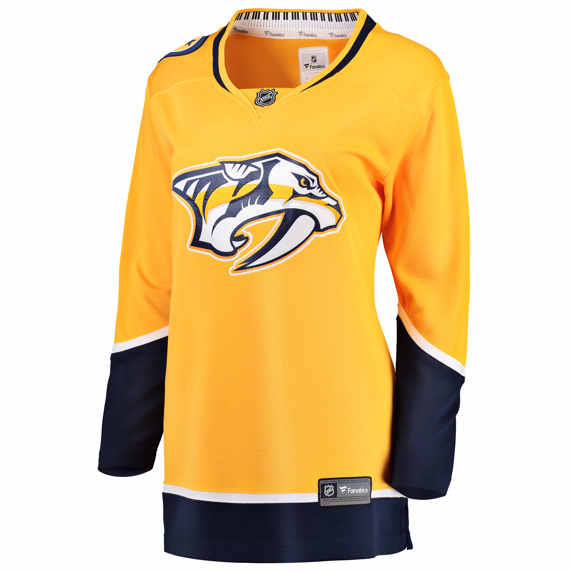 Nashville Predators Fanatics Women's Home Breakaway Jersey - Yellow