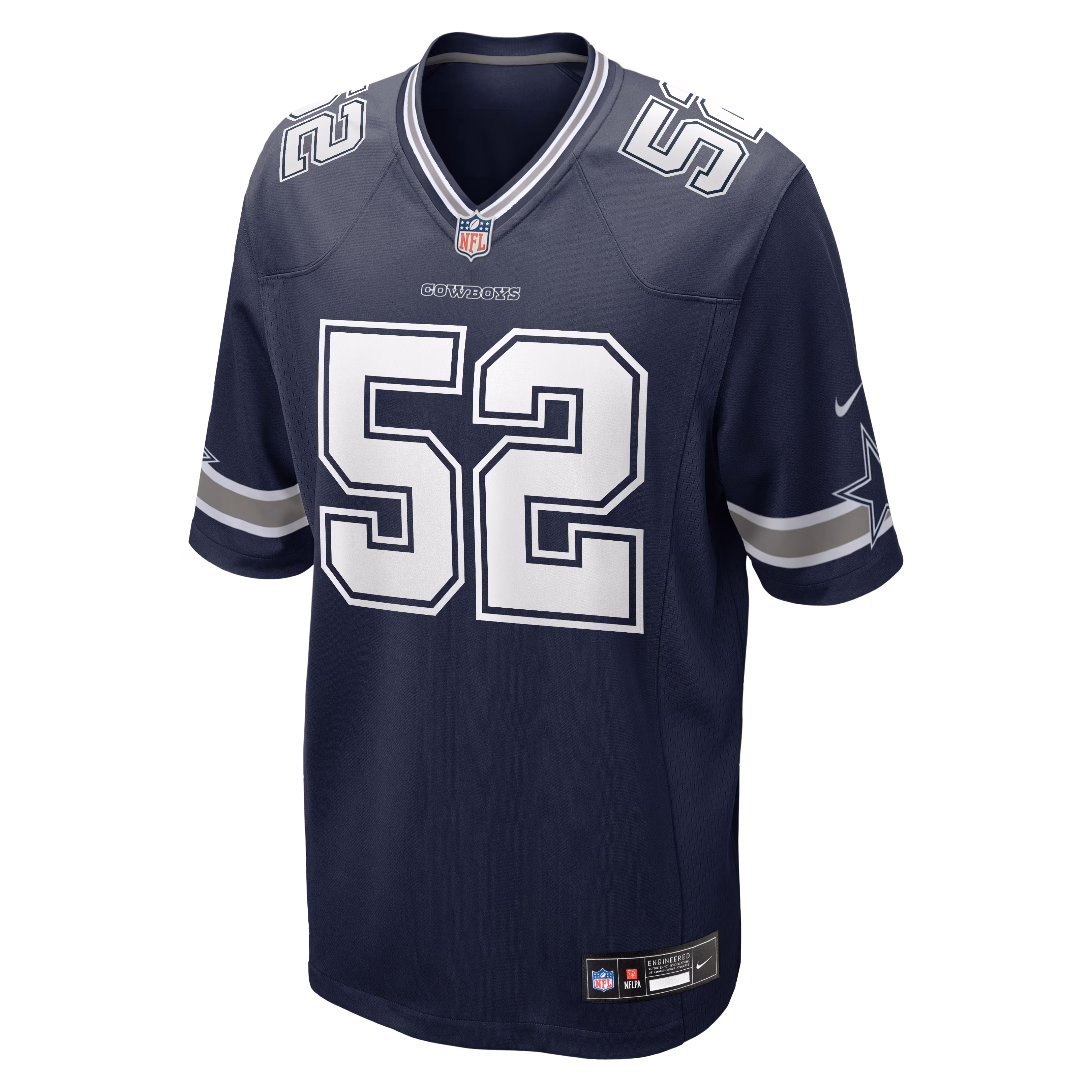 Tyler Booker Dallas Cowboys Nike Team Game Jersey - Navy
