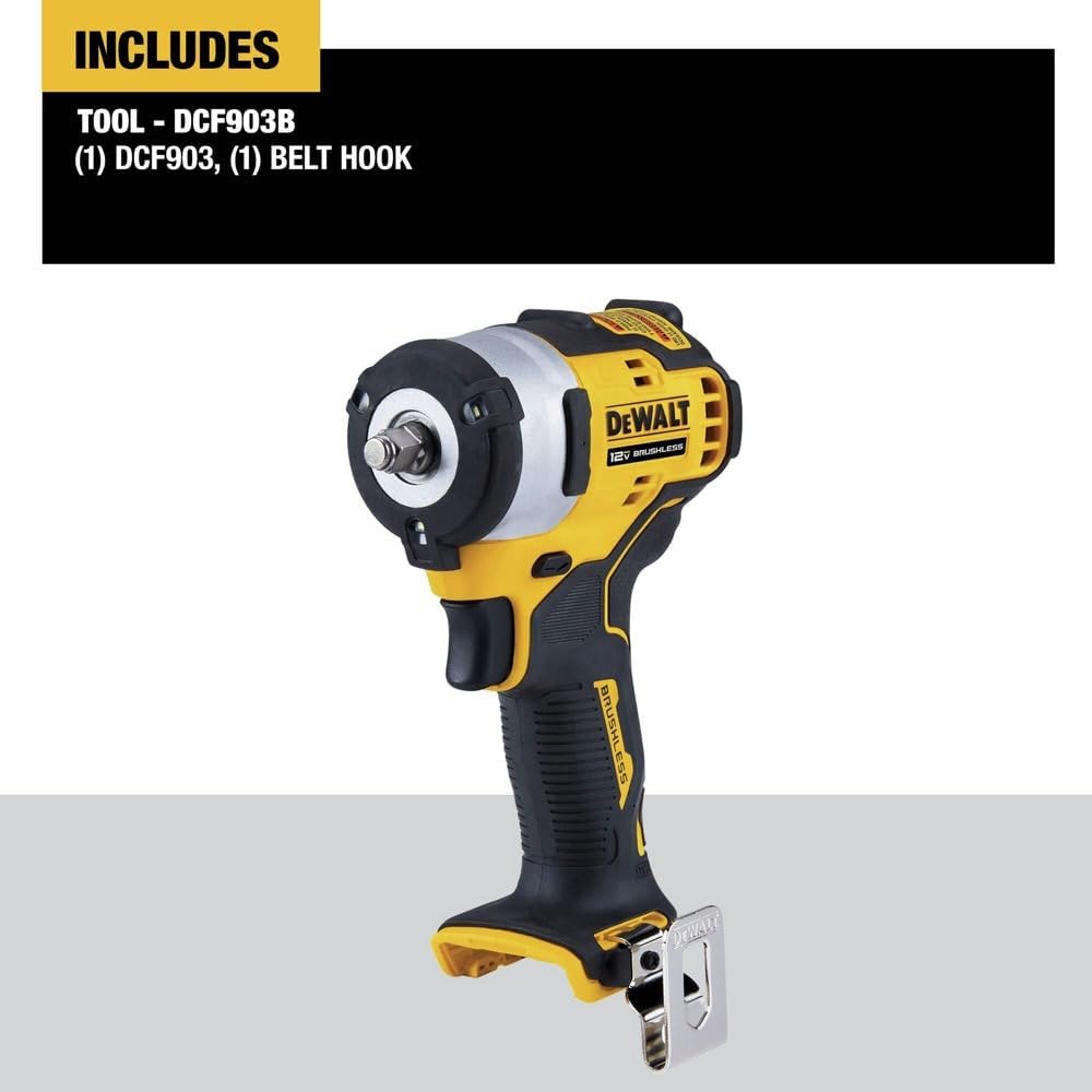 DEWALT DCF903B XTREME 12V MAX* Brushless 3/8 in. Cordless Impact Wrench (Tool Only)