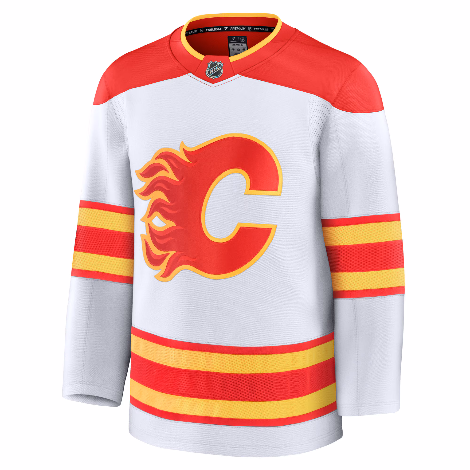 Calgary Flames Fanatics Away Premium Jersey - White