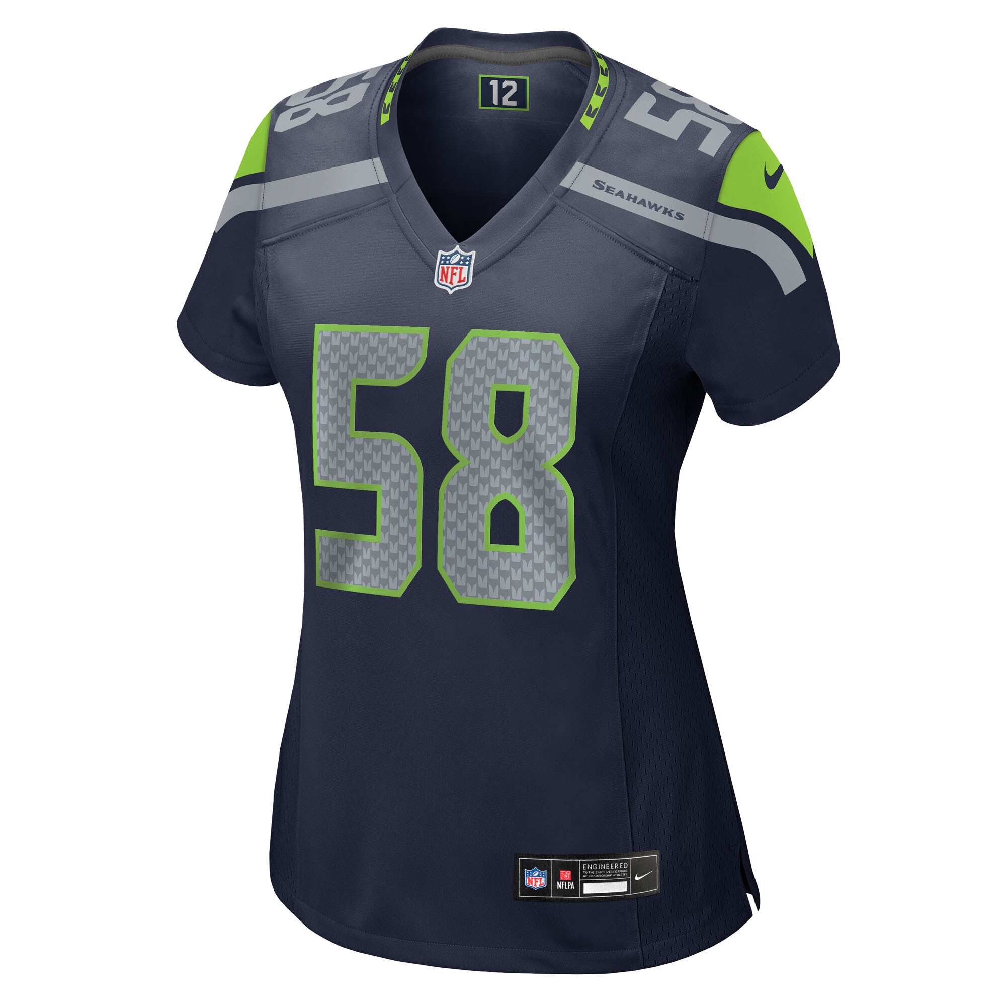 Derick Hall Seattle Seahawks Nike Women's Team Game Jersey -  College Navy