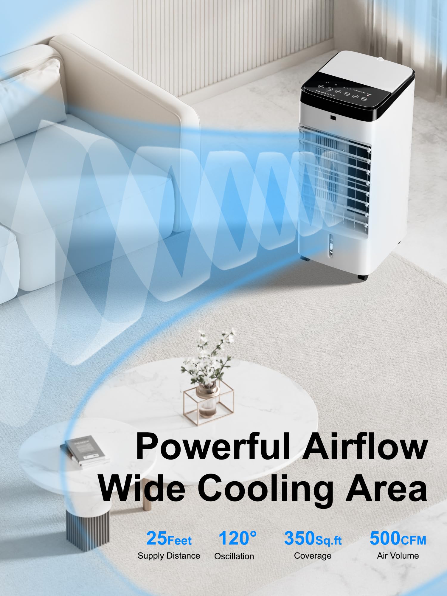 UTHFY Portable Air Conditioner 3-in-1 Evaporative Cooler