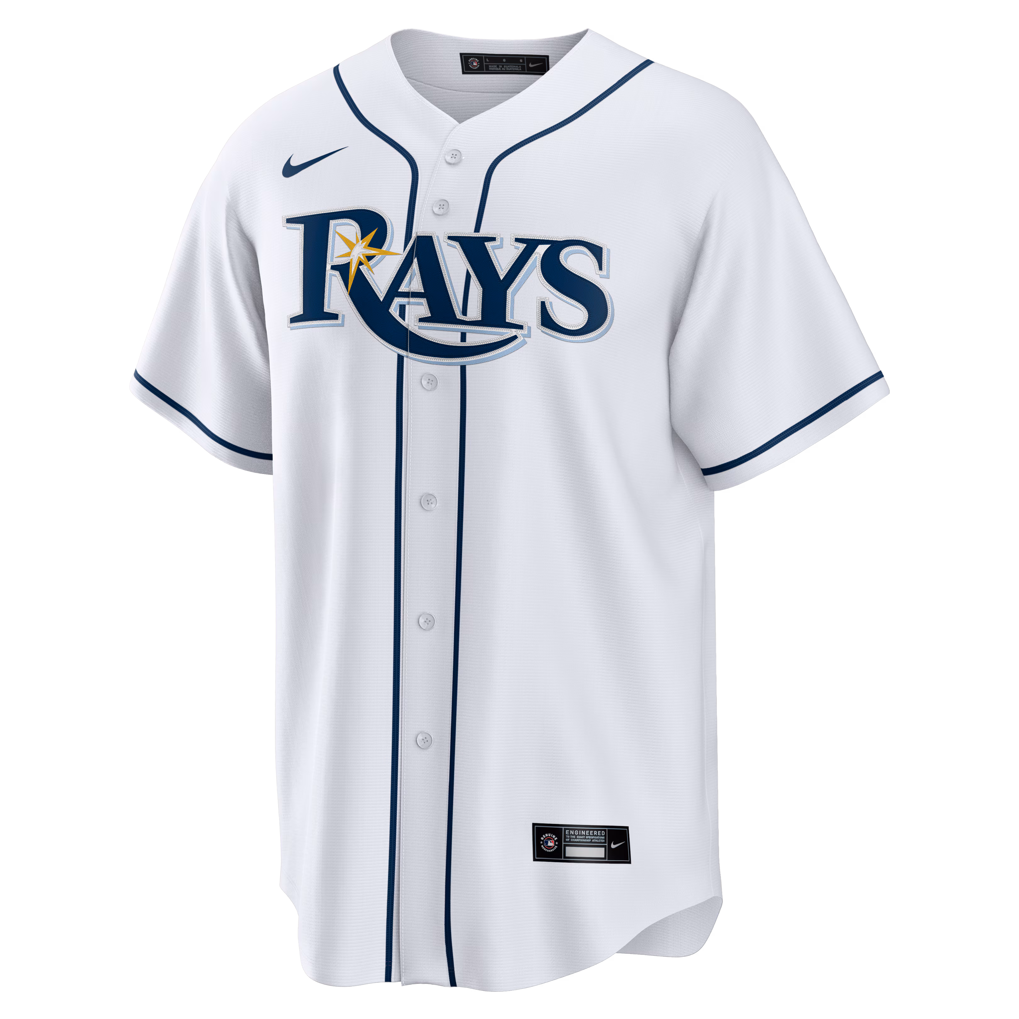 Tampa Bay Rays Nike Home Big & Tall Replica Jersey - White