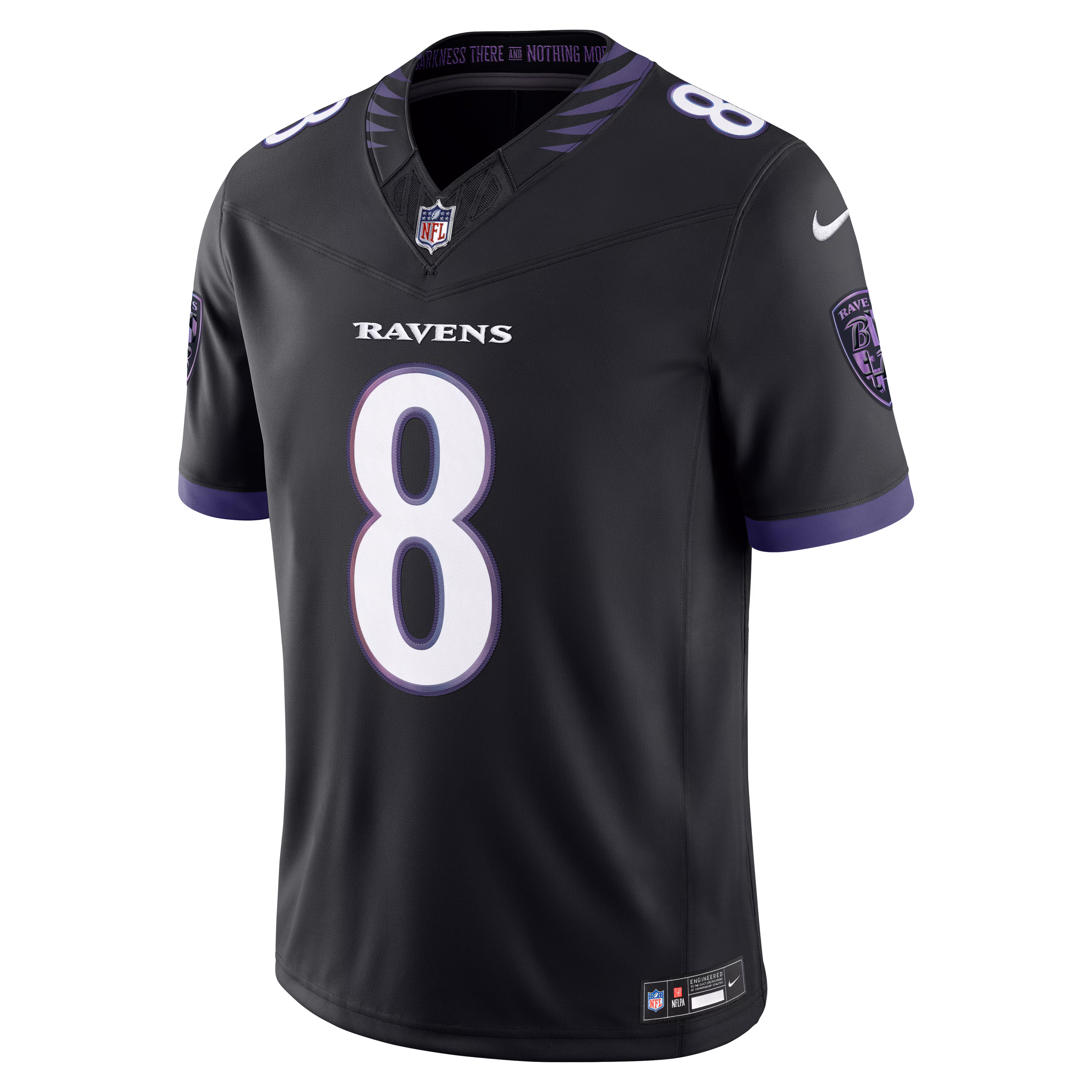 Lamar Jackson Baltimore Ravens Nike Alternate Vapor F.U.S.E. Stitched Limited Jersey - Black