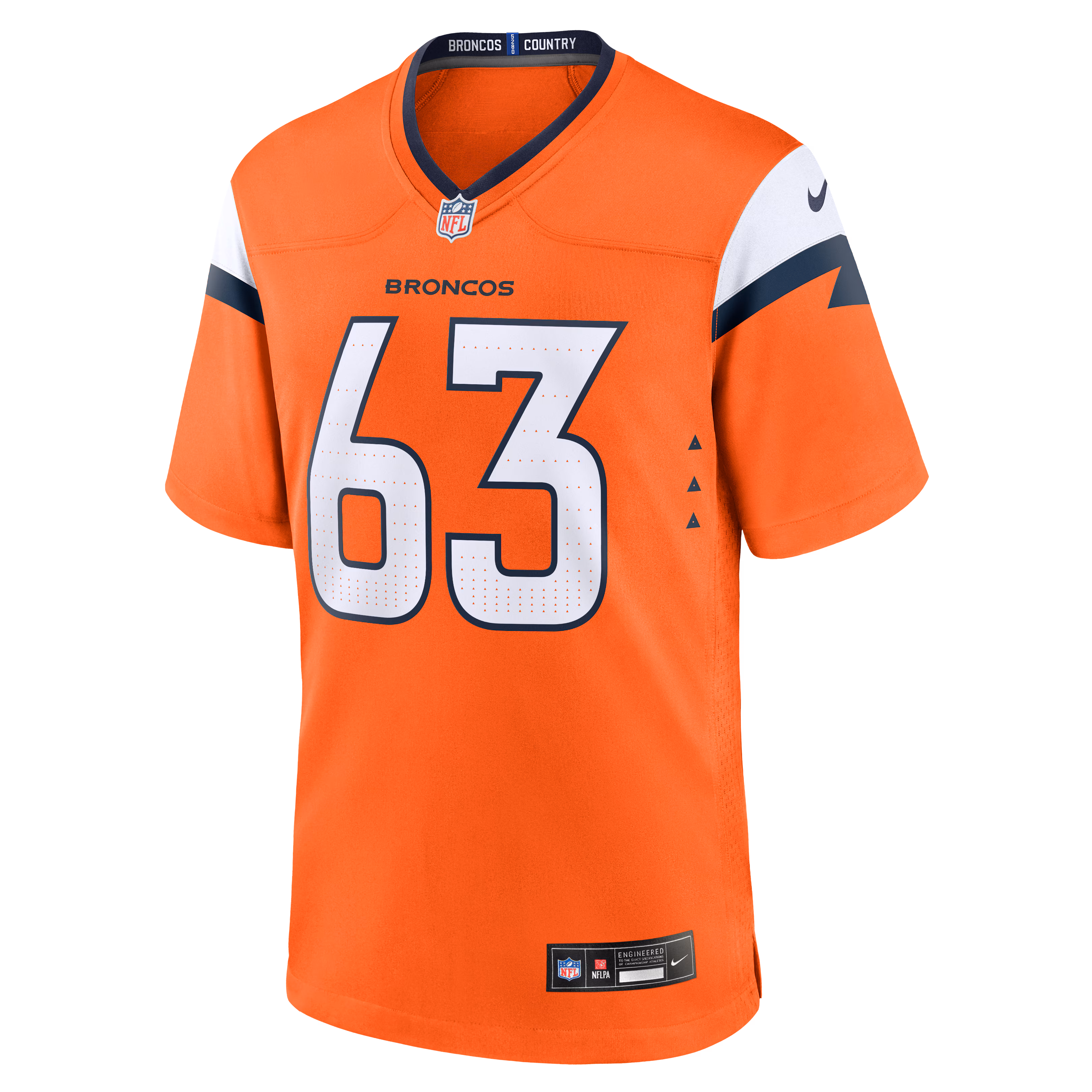 Alex Palczewski Denver Broncos Nike Team Game Jersey -  Orange