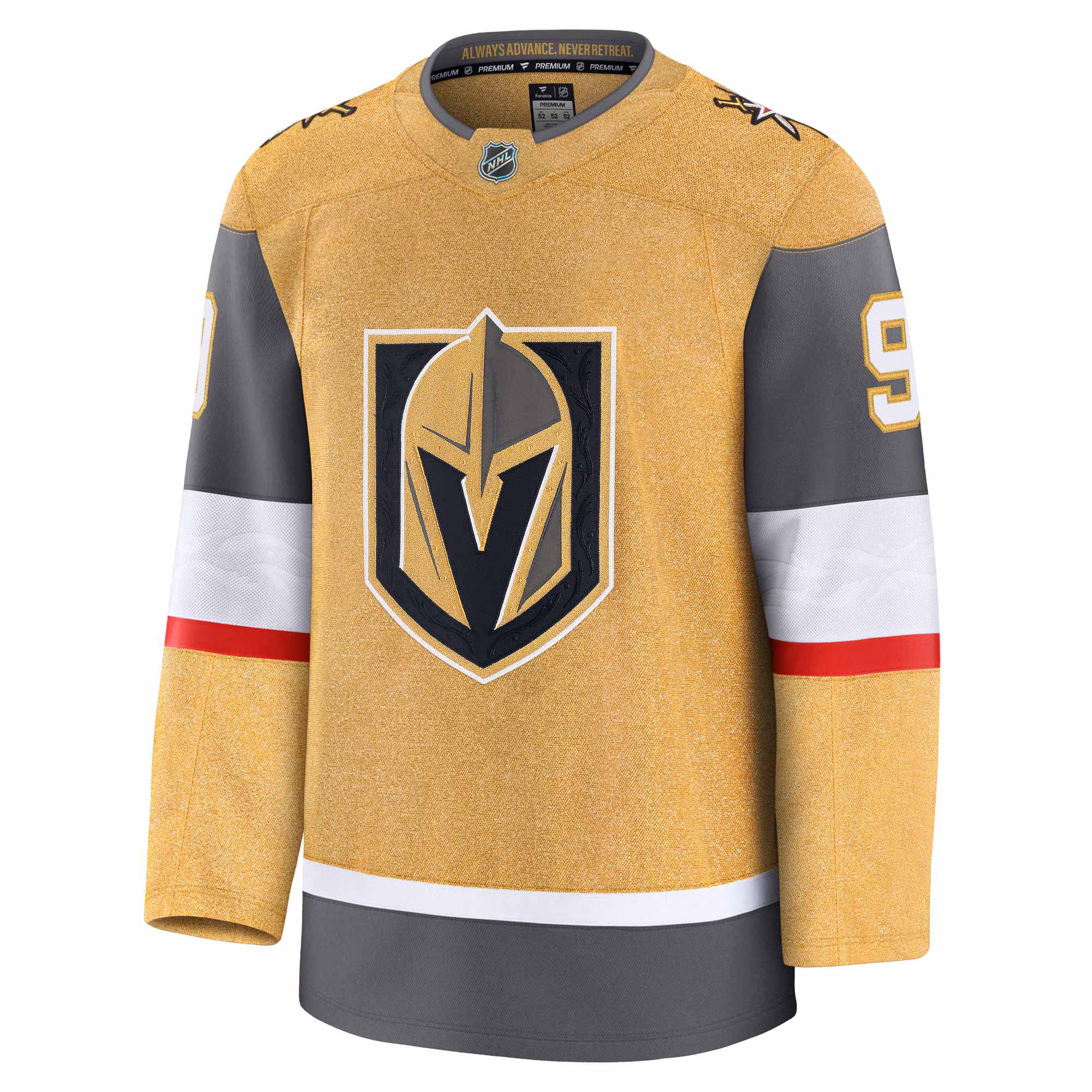 Jack Eichel Vegas Golden Knights Fanatics Home Premium Jersey - Gold