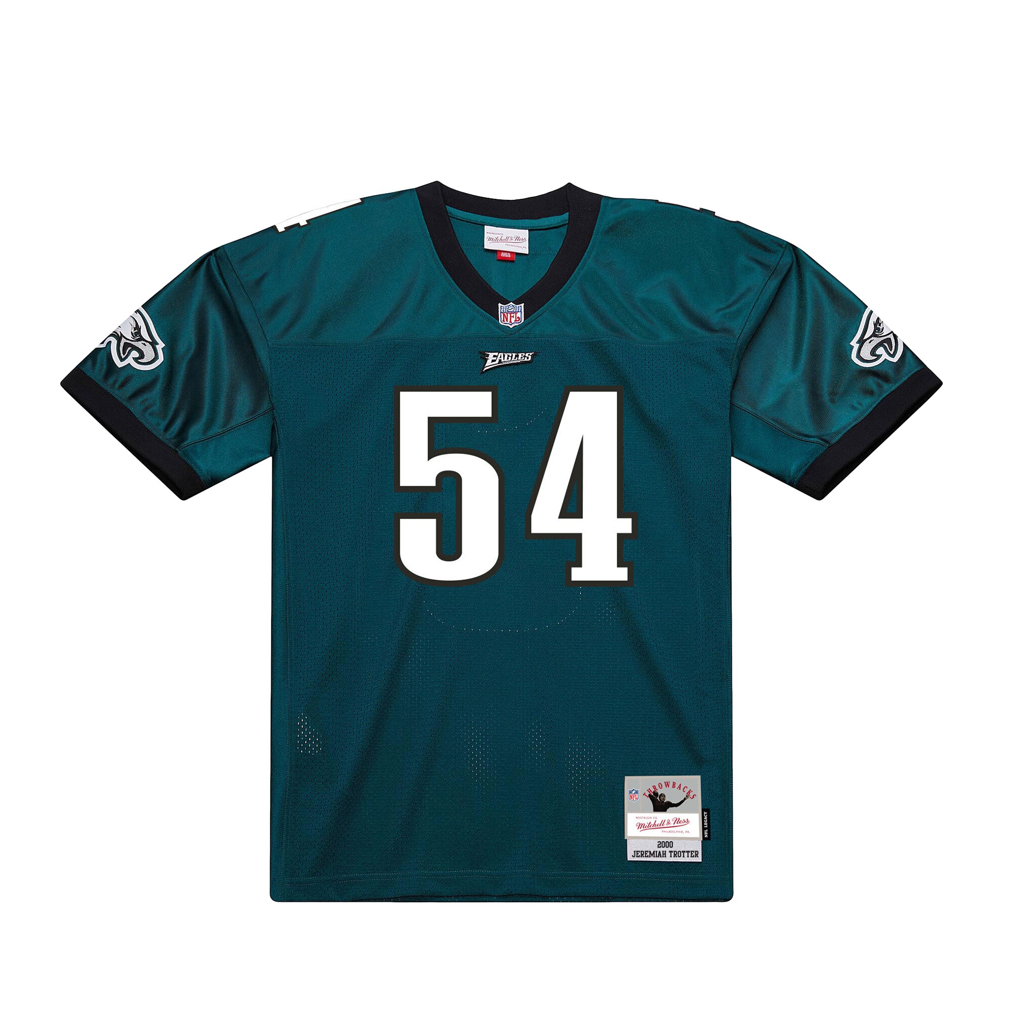 Jeremiah Trotter Philadelphia Eagles Mitchell & Ness 2000 Legacy Throwback Replica Jersey - Green