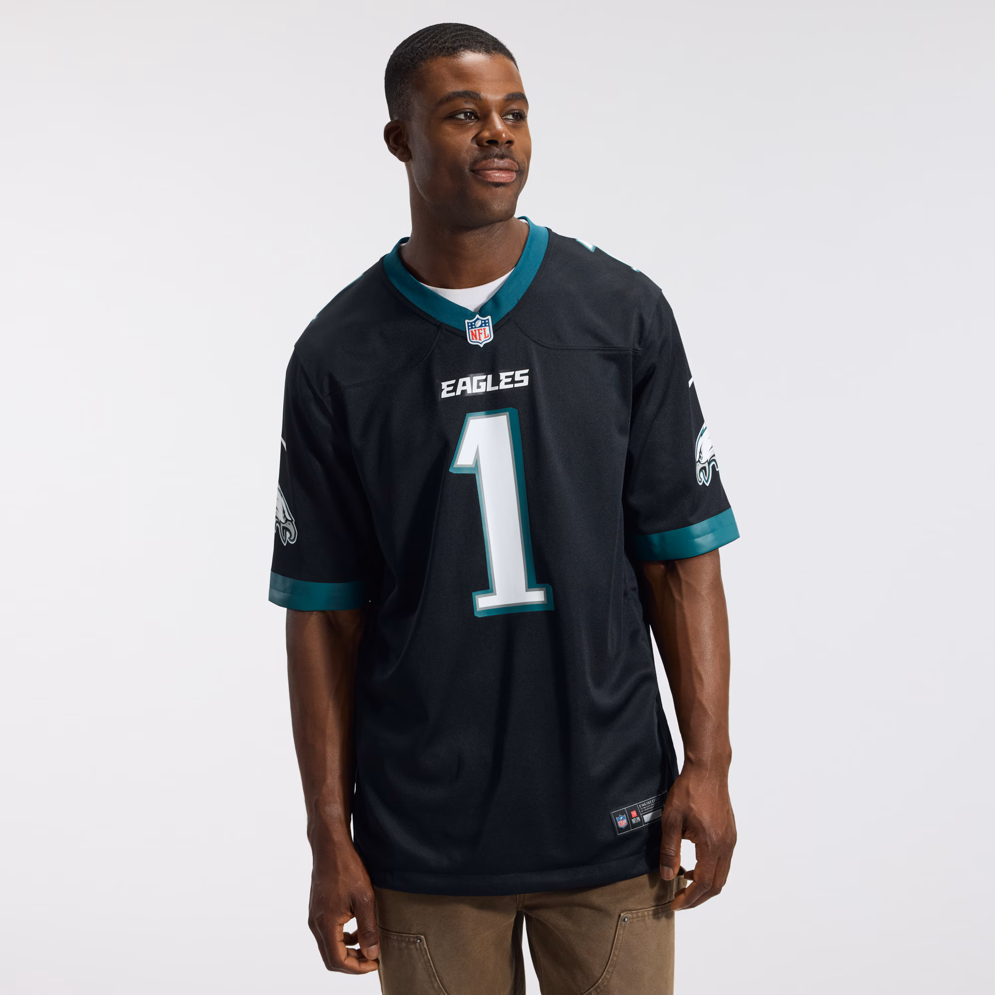 Jalen Hurts Philadelphia Eagles Nike Alternate Game Jersey -  Black
