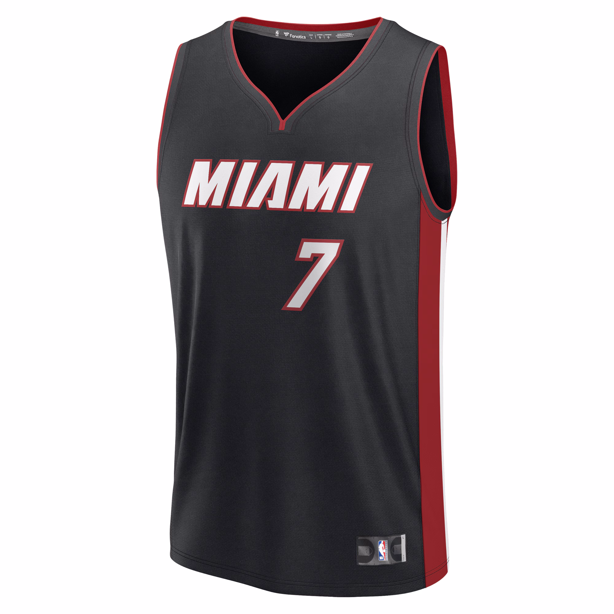 Kel'el Ware Miami Heat Fanatics Youth Fast Break Replica Player Jersey - Icon Edition - Black