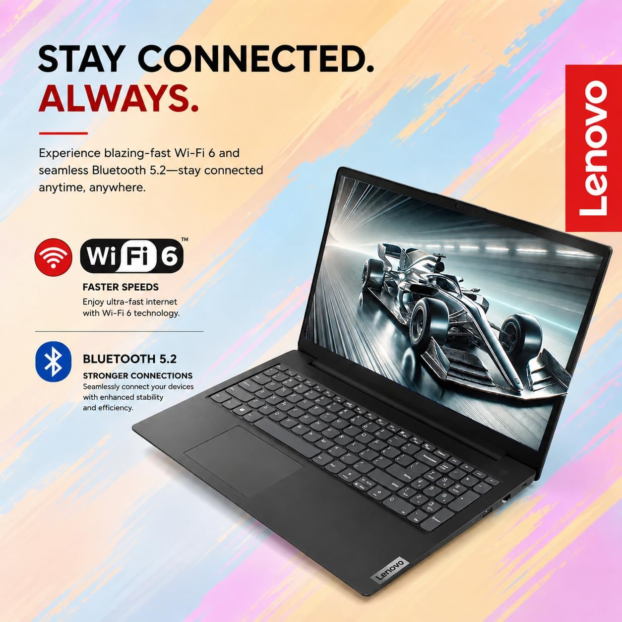 Lenovo V15 Business Laptop 2026 Edition, AMD Ryzen 3 7000-Series(Beat i7-1065G7), 15.6