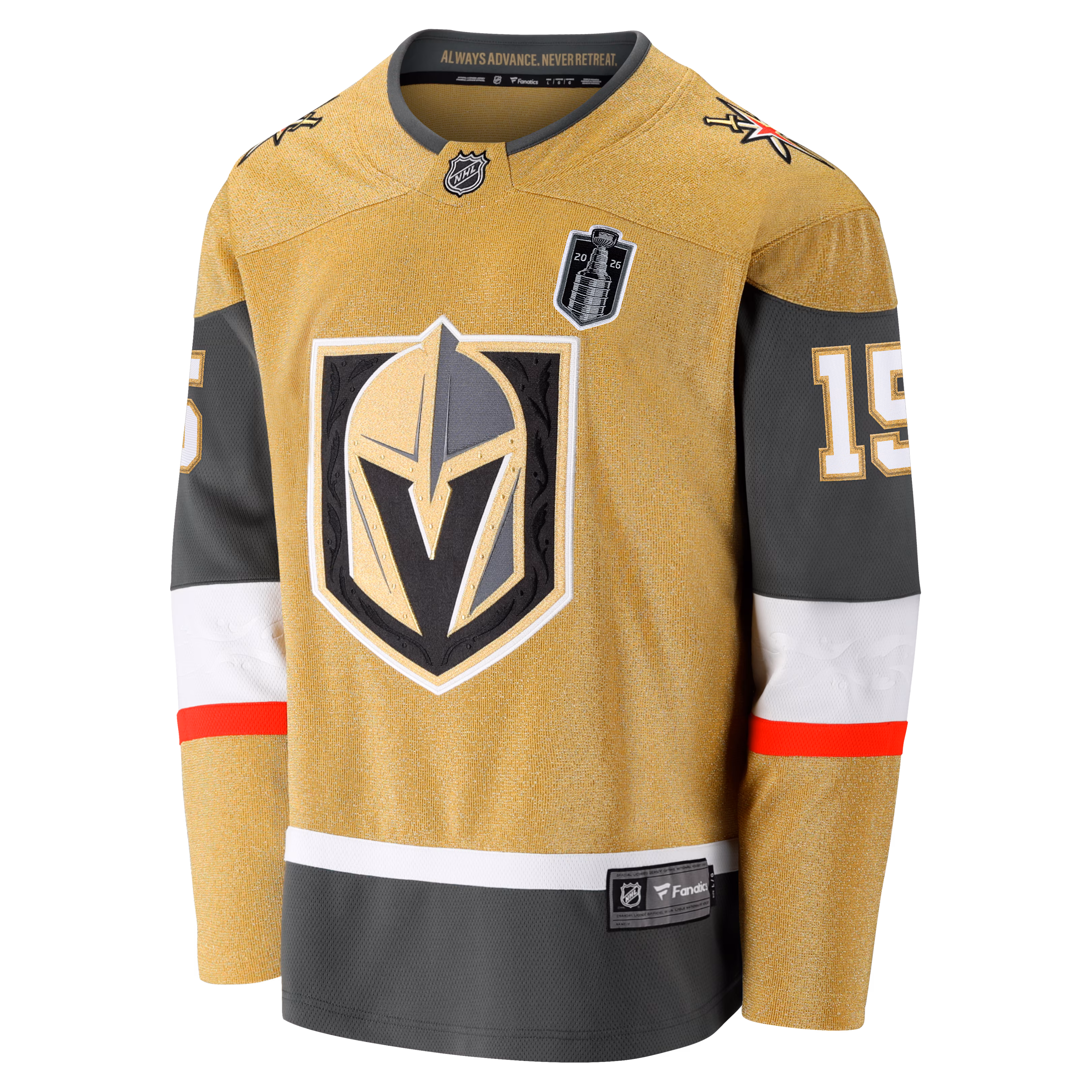 Noah Hanifin Vegas Golden Knights Fanatics 2026 Stanley Cup Final Breakaway Jersey - Gold