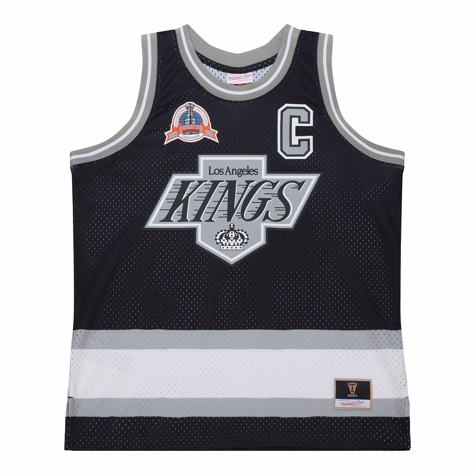 Wayne Gretzky Los Angeles Kings Mitchell & Ness Unisex Maxxed Out Fashion Basketball Jersey - Black