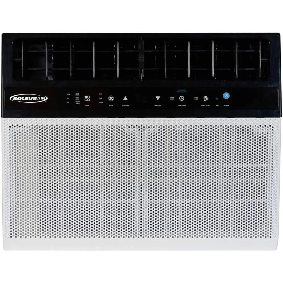 Soleus Air 8,000 BTU Hybrid (saddle) Window Air Conditioner with WiFi - 8,000 BTU (White)