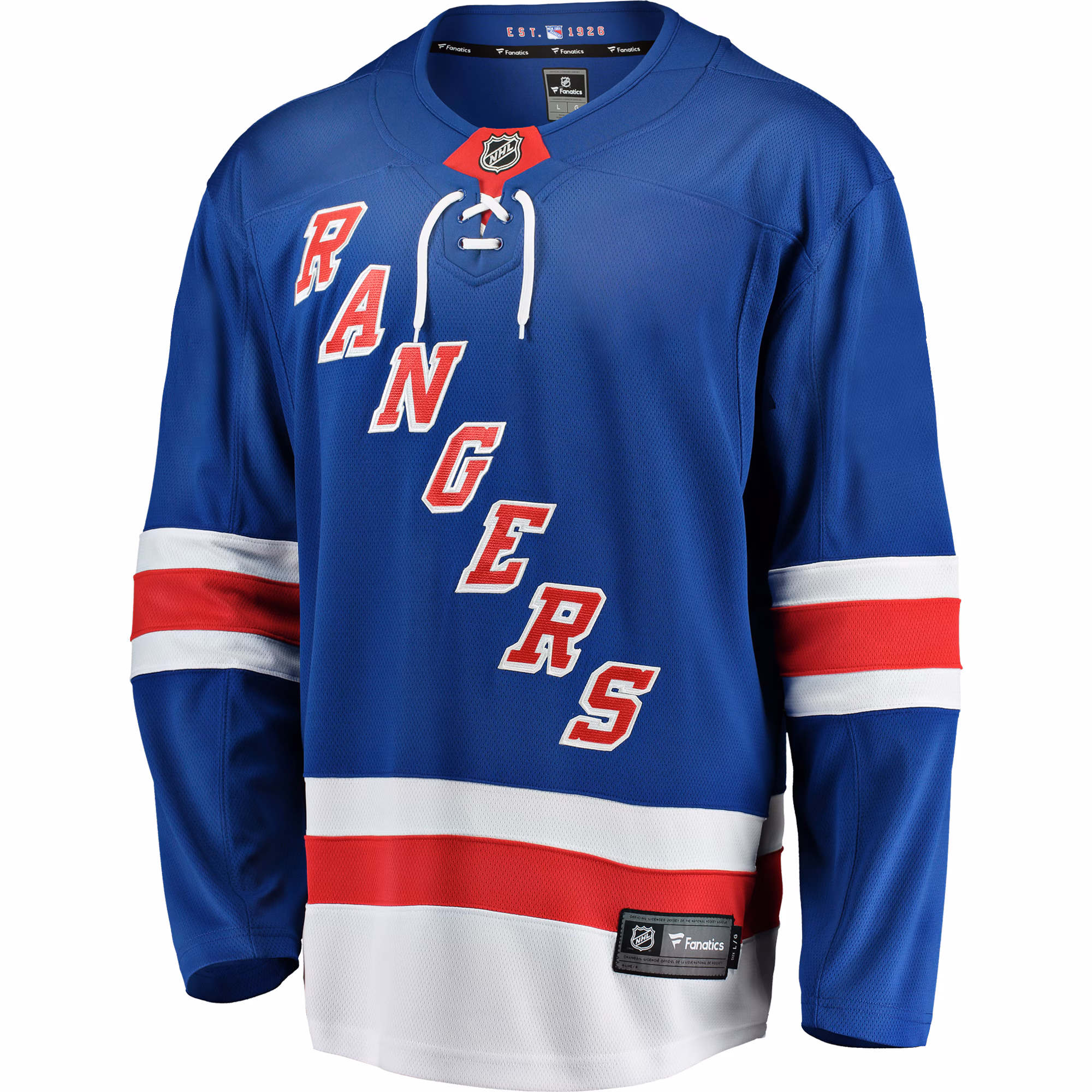 New York Rangers Fanatics Breakaway Home Jersey - Blue