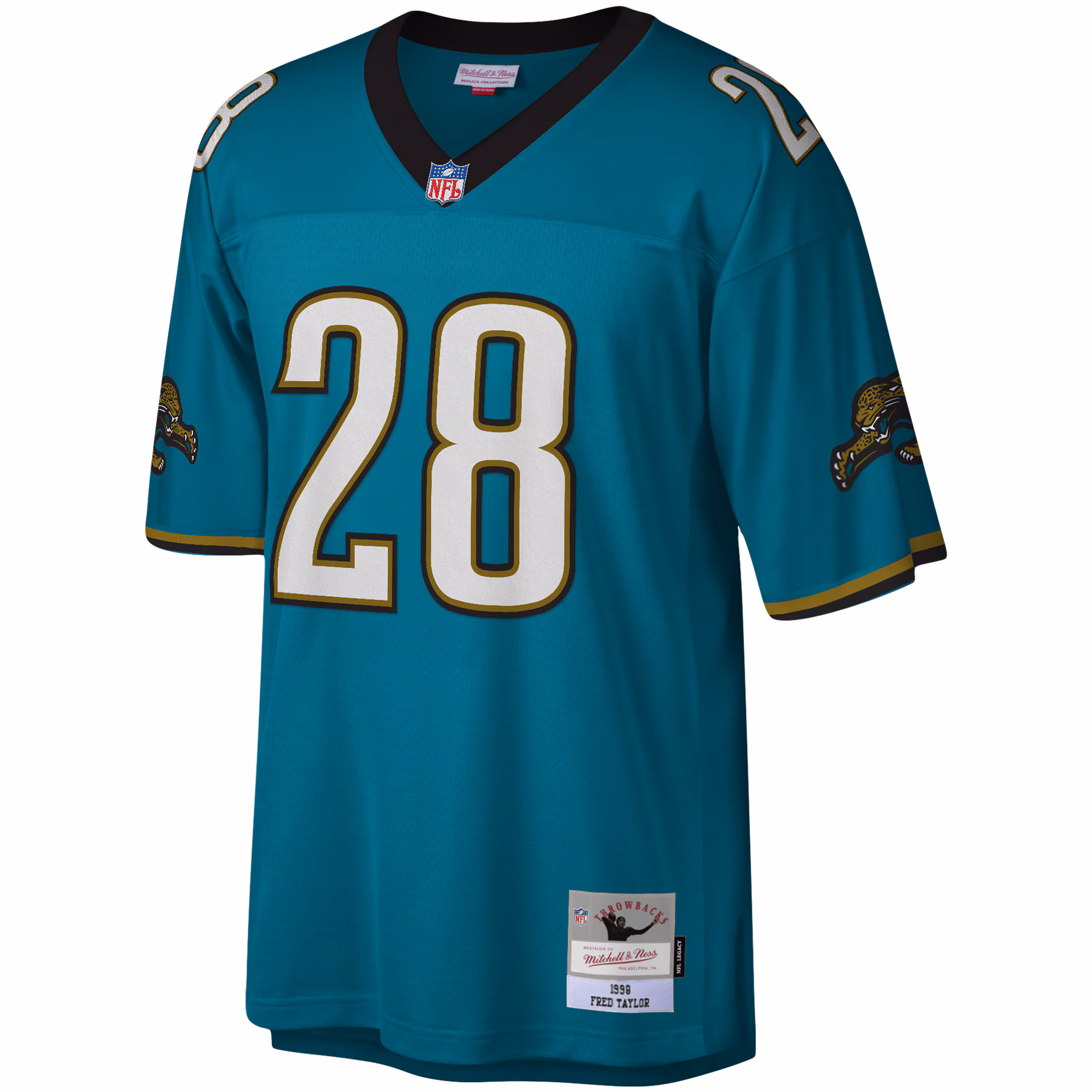 Fred Taylor Jacksonville Jaguars Mitchell & Ness Legacy Replica Jersey - Teal