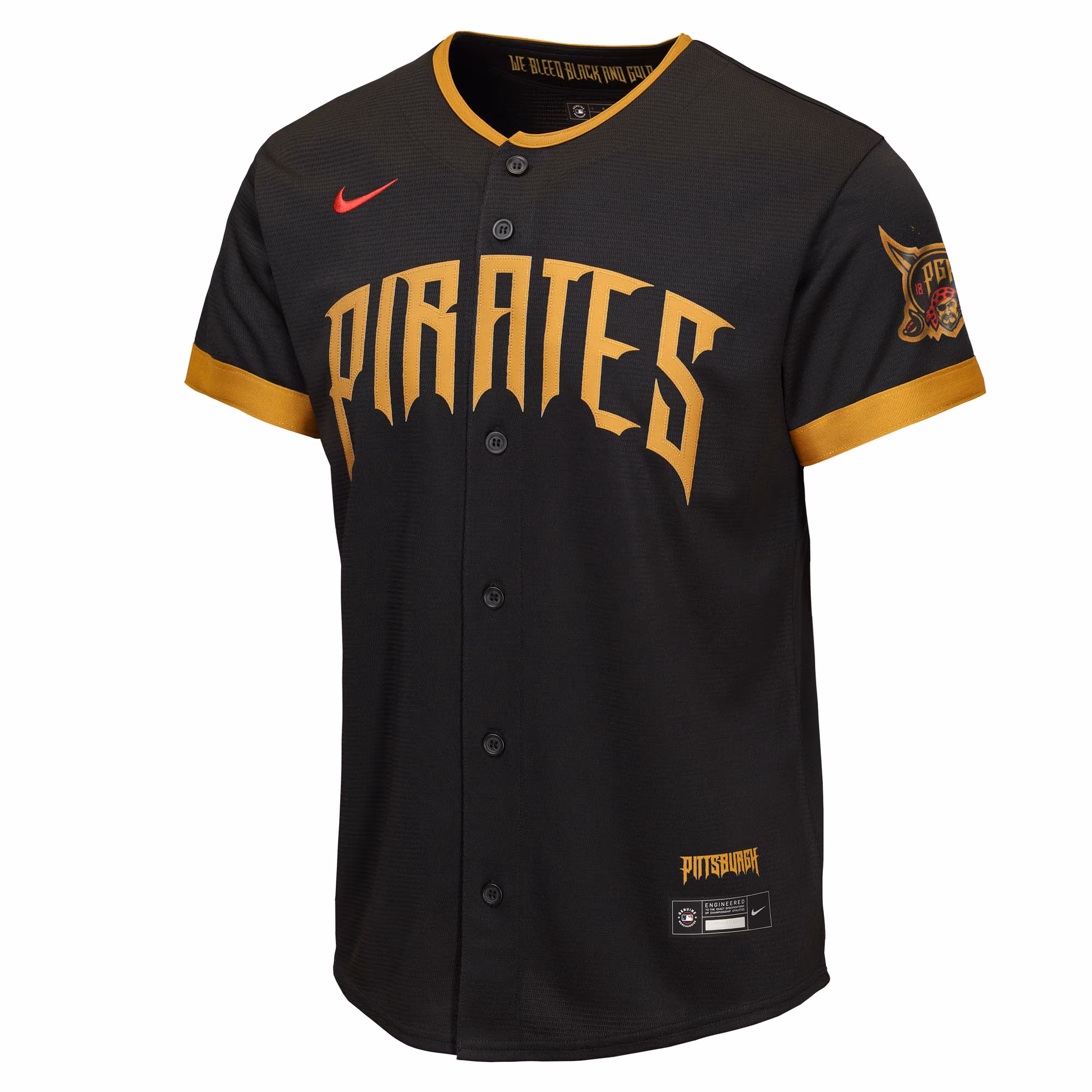 Paul Skenes Pittsburgh Pirates Nike Youth 2026 City Connect Stadium Jersey - Black