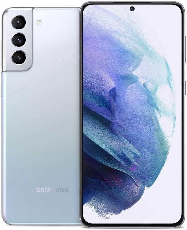 Samsung Galaxy S21+ Plus 5G, US Version, 128GB, Phantom Silver - Verizon (Renewed)