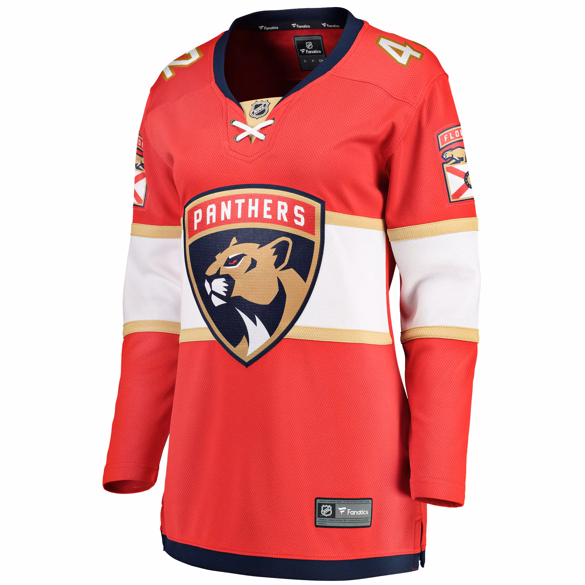 Gustav Forsling Florida Panthers Fanatics Women's Home Breakaway Player Jersey - Red
