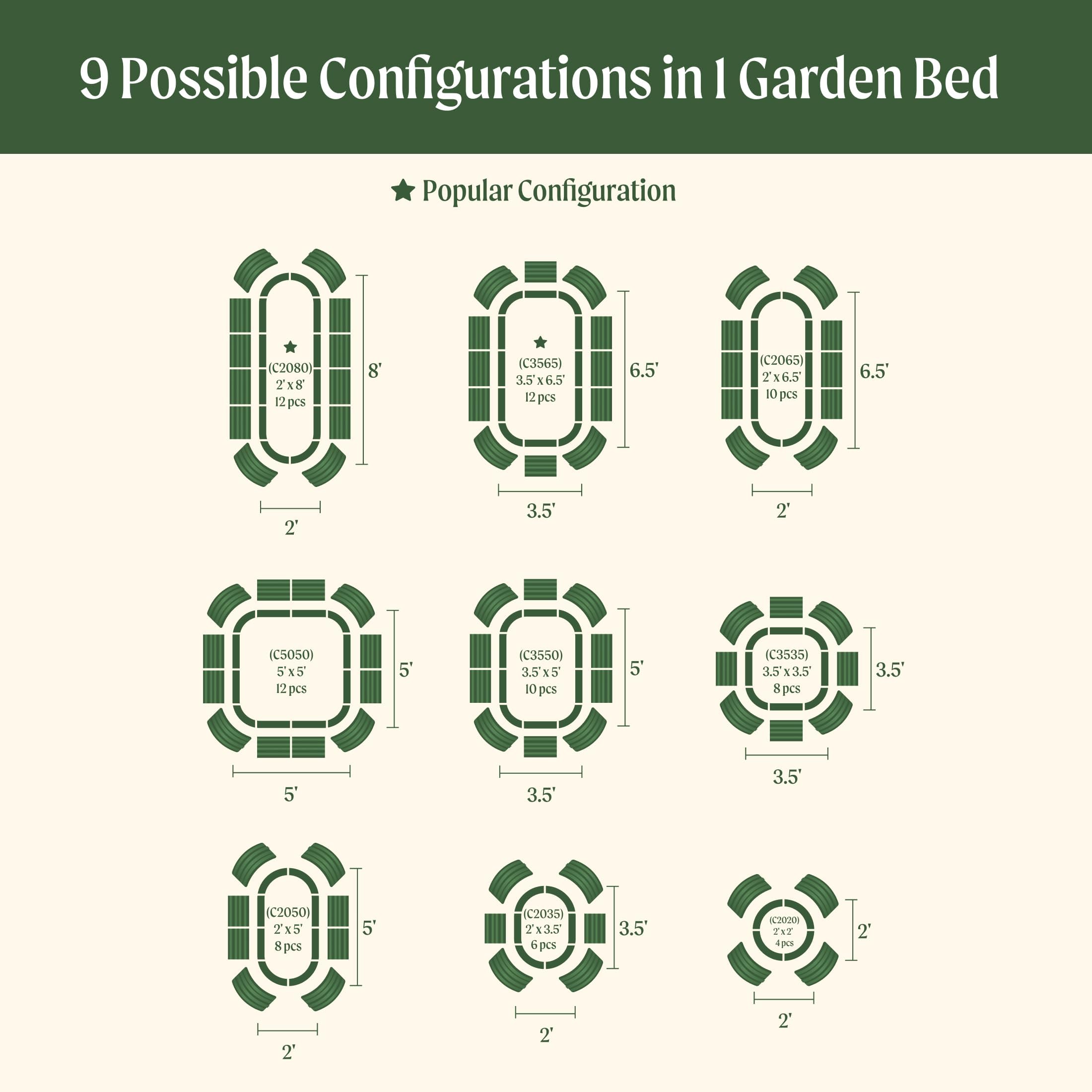 VEGO GARDEN Raised Garden Bed Kit - 17
