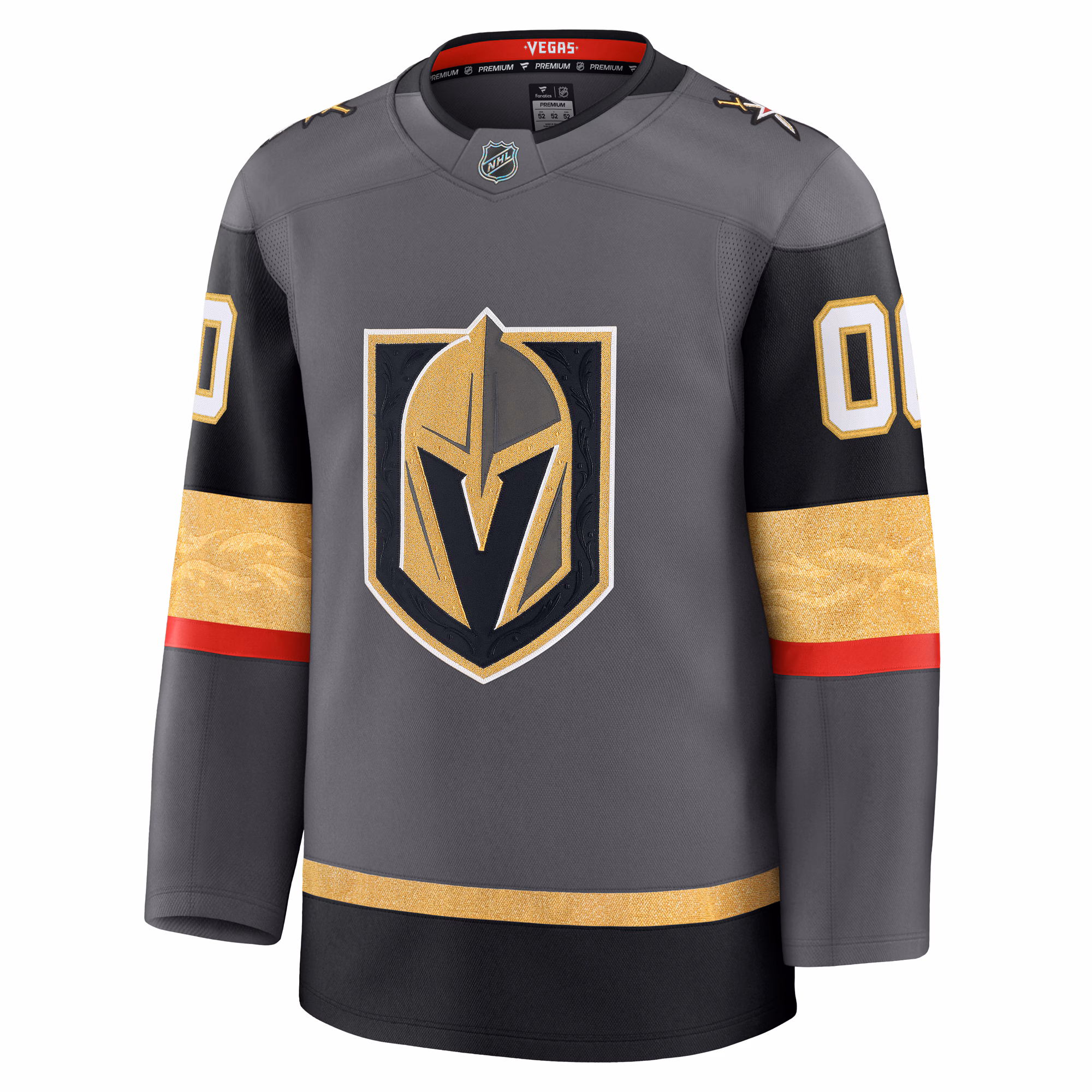 Vegas Golden Knights Fanatics Alternate Premium Custom Jersey - Gray