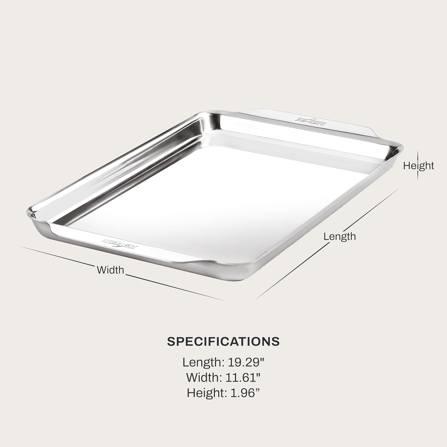 All-Clad Stainless Steel Jelly Roll Baking Pan 10