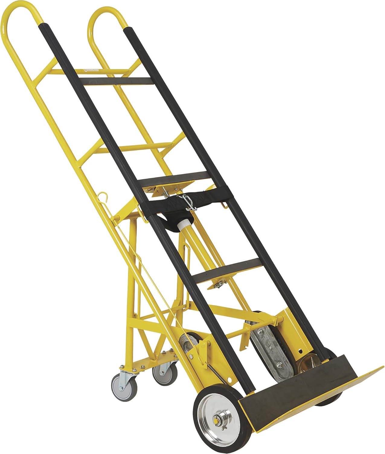Strongway Industrial Hand Truck – 1200 lb Capacity Heavy-Duty Appliance Dolly, Convertible 2/4-Wheel Design, 8