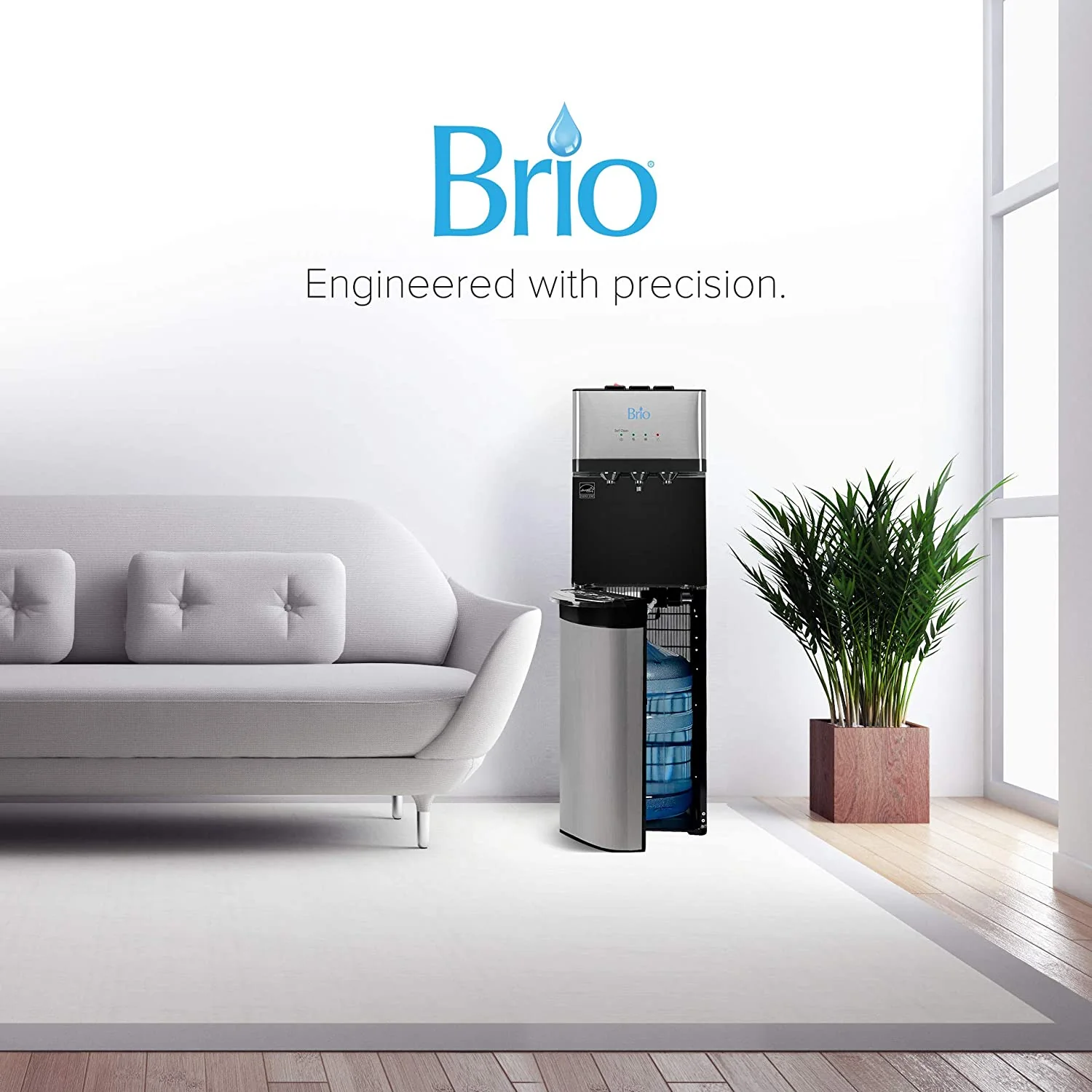 Brio Self Cleaning Bottom Loading Water Cooler Water Dispenser 3 Temperature Settings