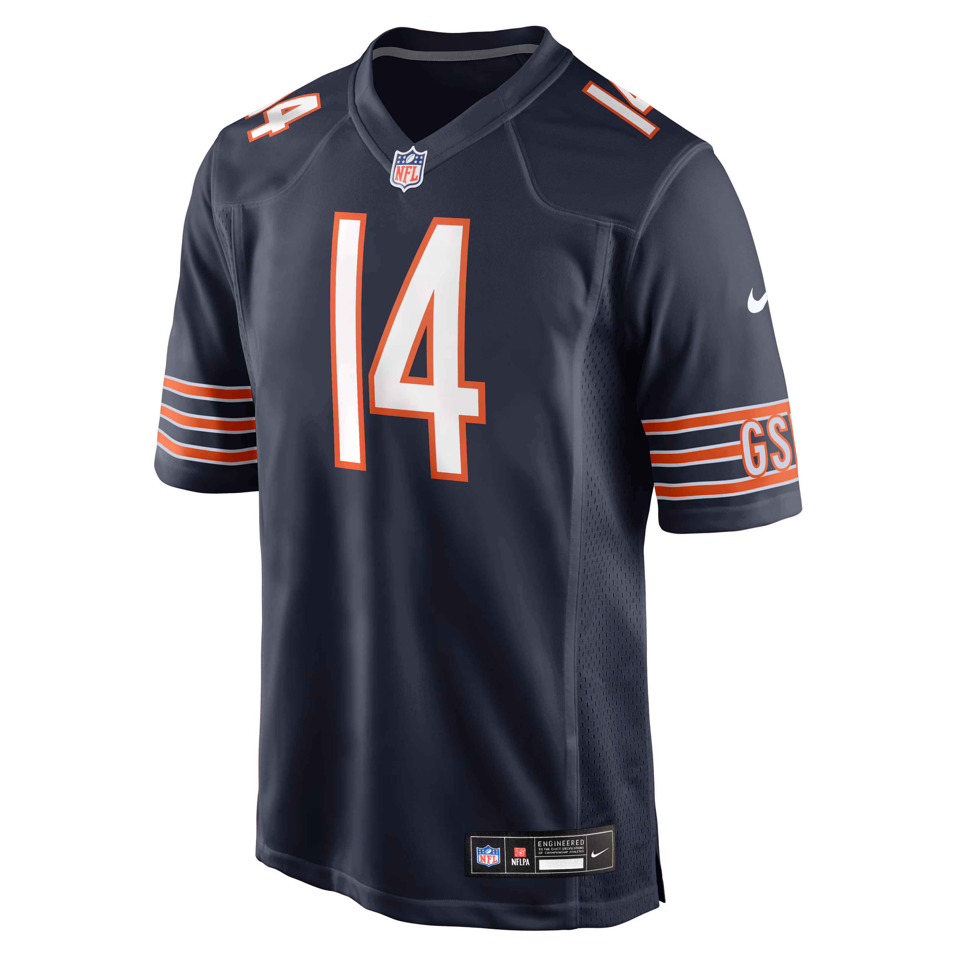 Kalif Raymond Chicago Bears Nike Team Game Jersey -  Navy