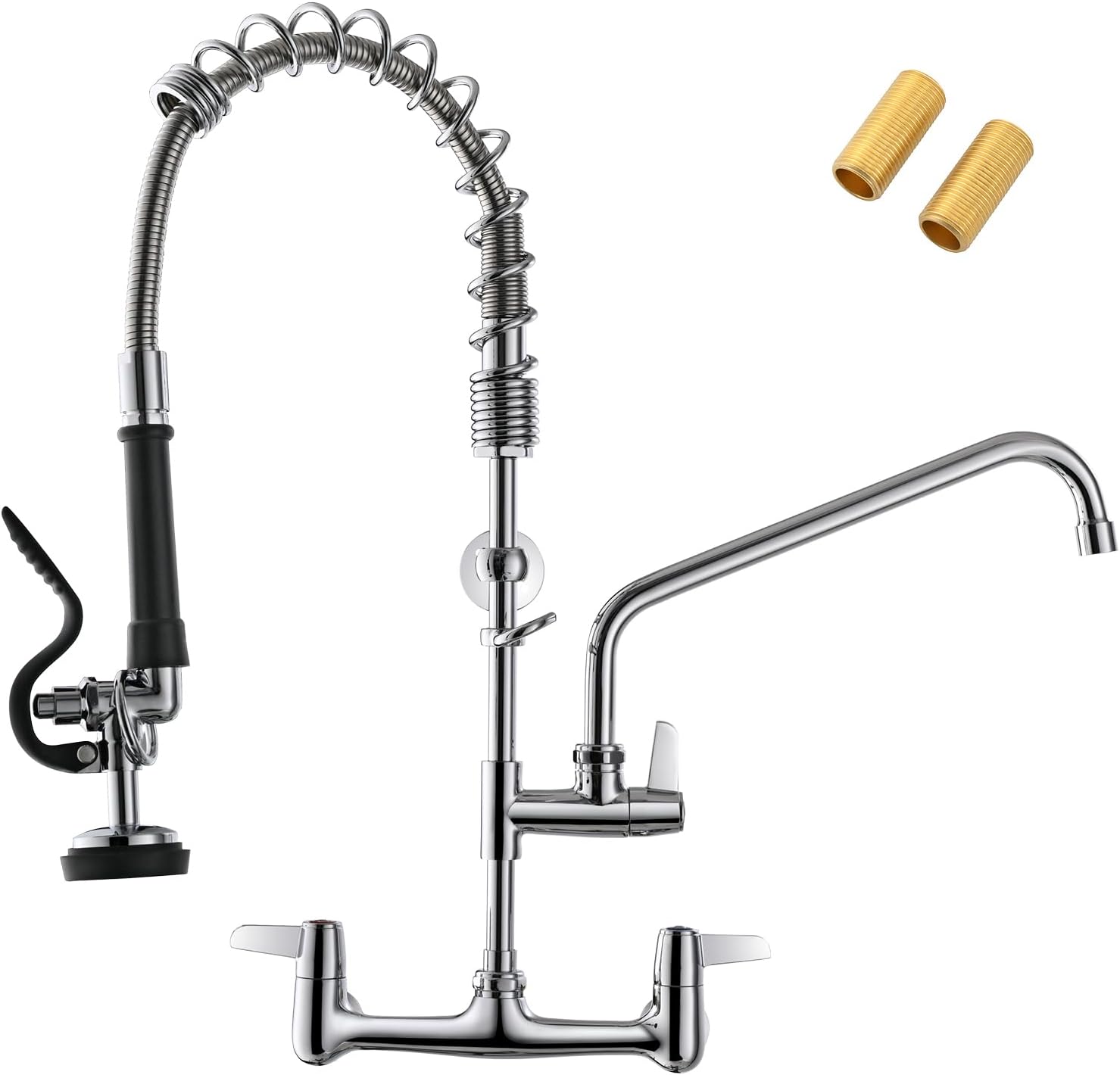 GIMILI Commercial Sink Faucet with Sprayer, 25
