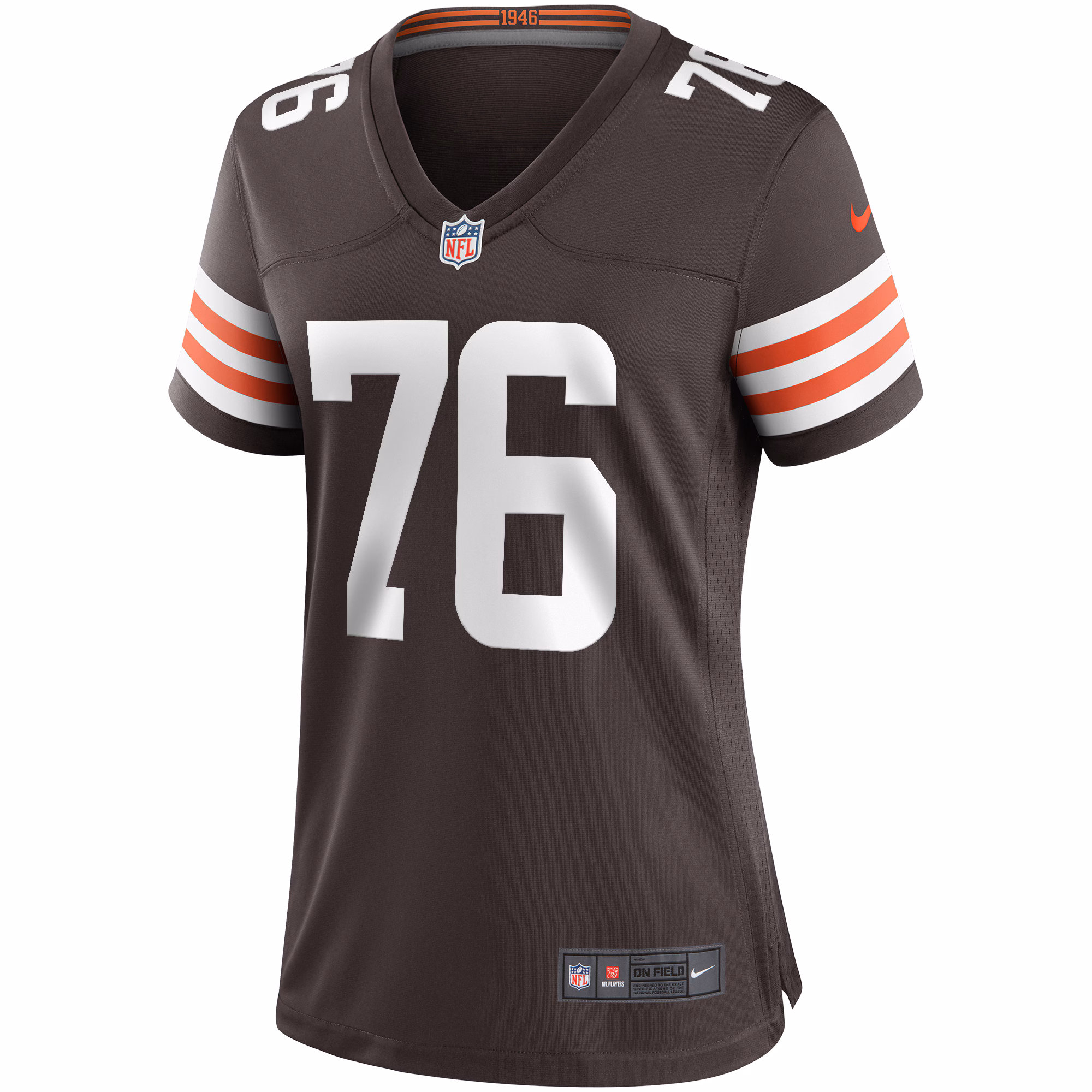 Lou Groza Cleveland Browns Nike Women's Game Retired Player Jersey - Brown