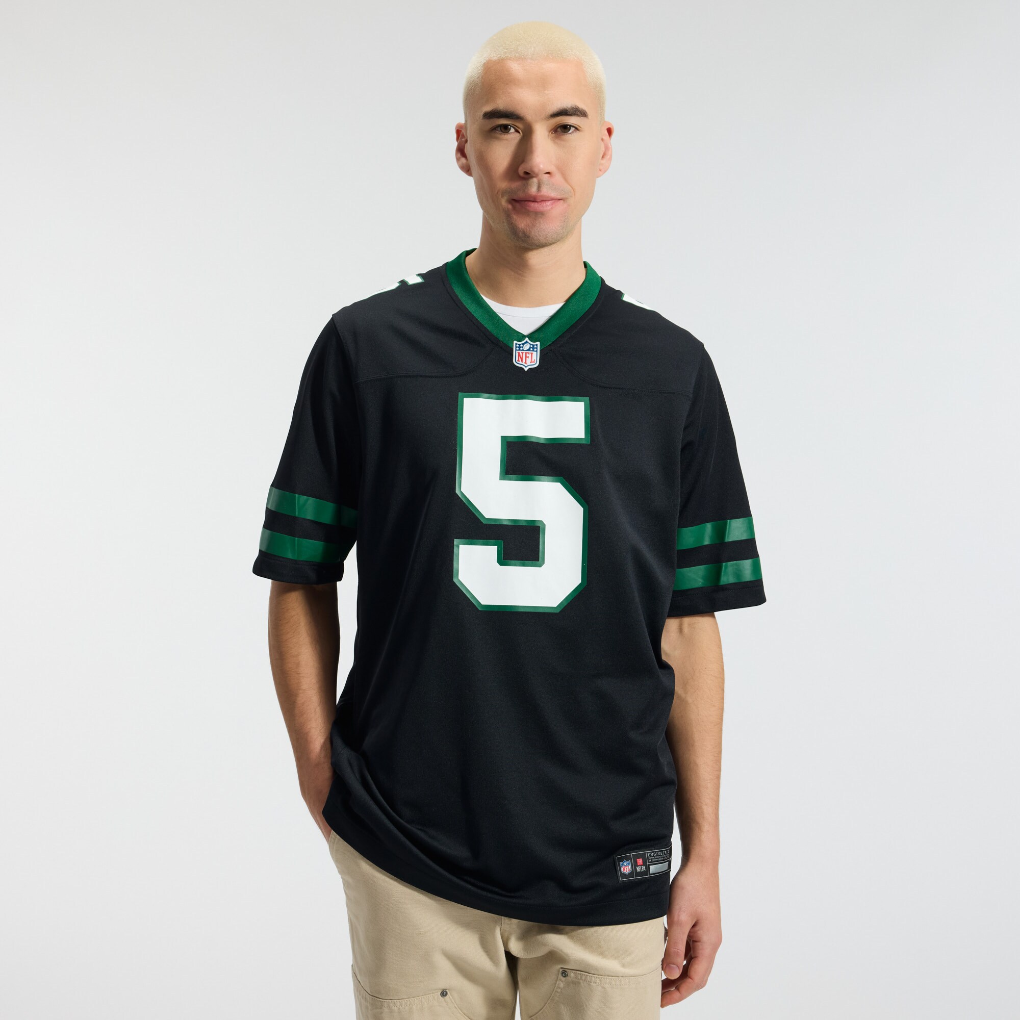 Garrett Wilson New York Jets Nike Alternate Game Jersey - Legacy Black