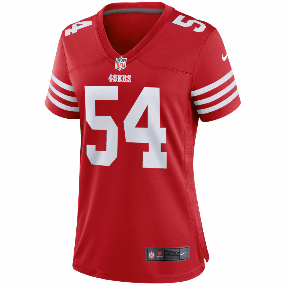 Fred Warner San Francisco 49ers Nike Women's Player Jersey - Scarlet