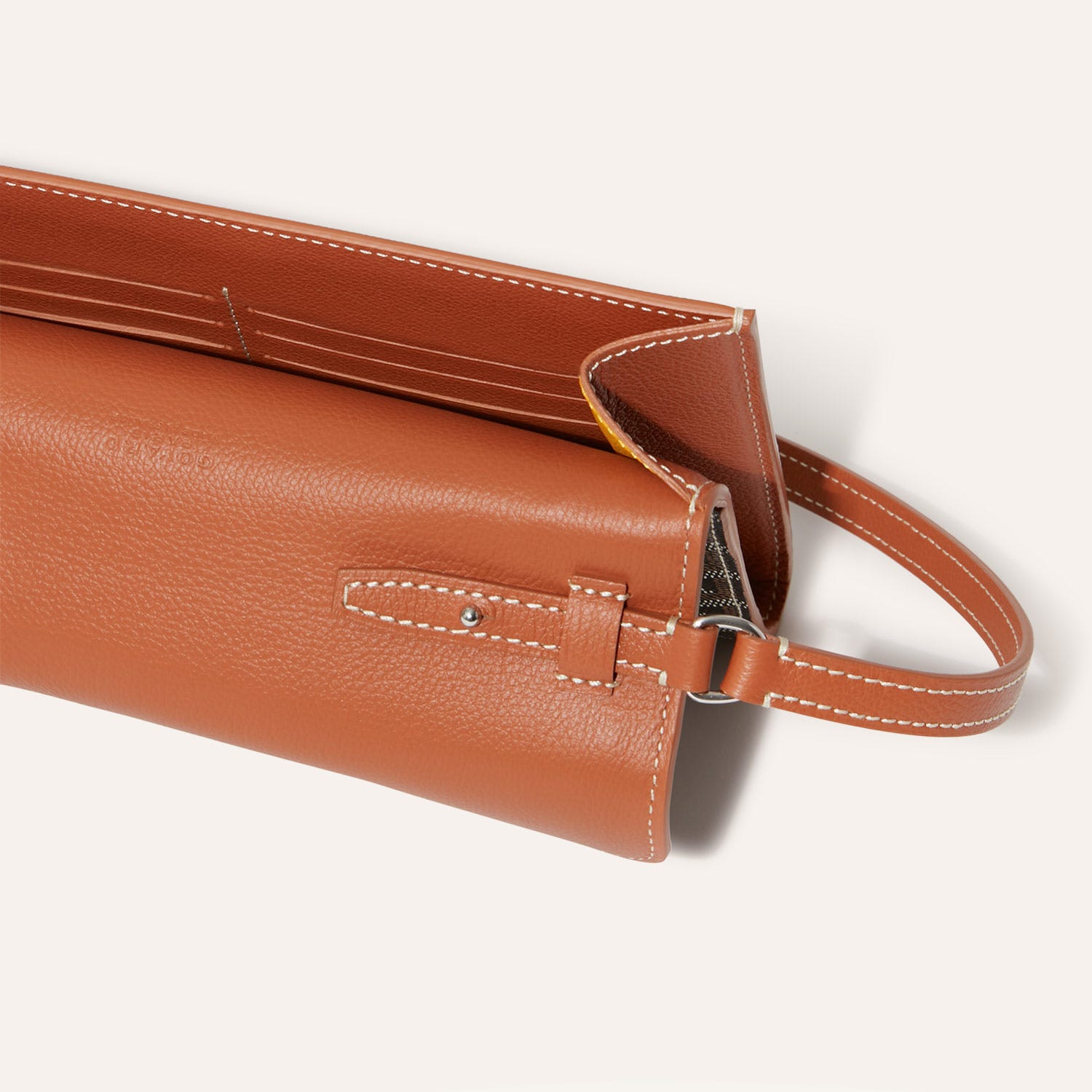 Chypre Wallet-Pouch Stripes and Initials