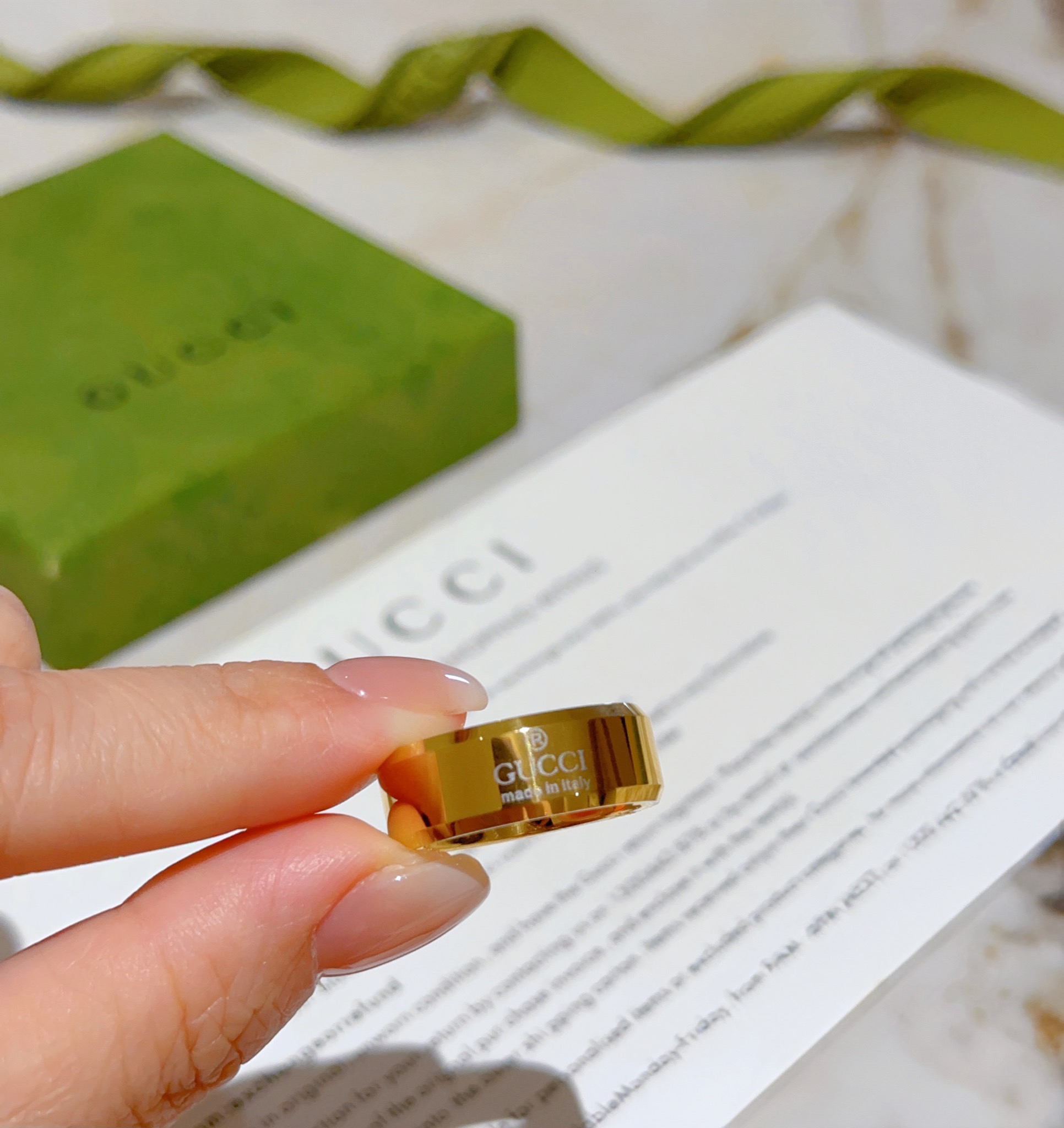 Gucci ring-60